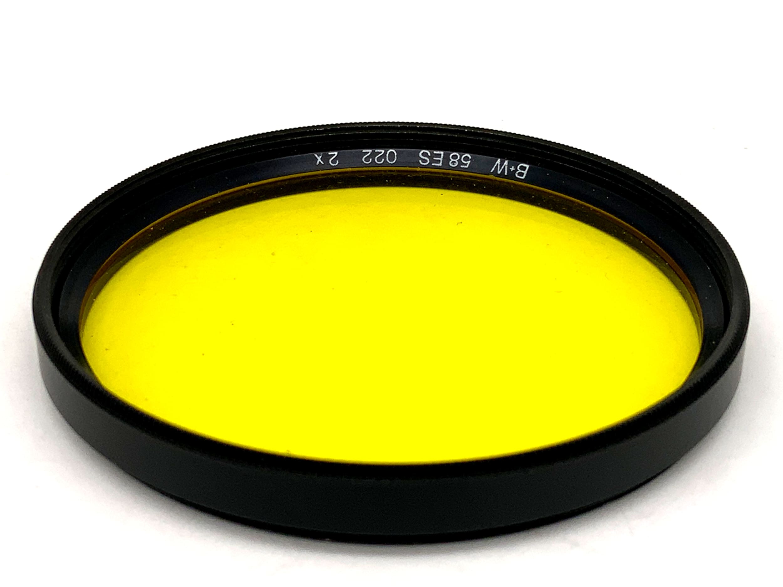B+W Color Filter 58ES 022 2x yellow filter 58mm circular filter thread