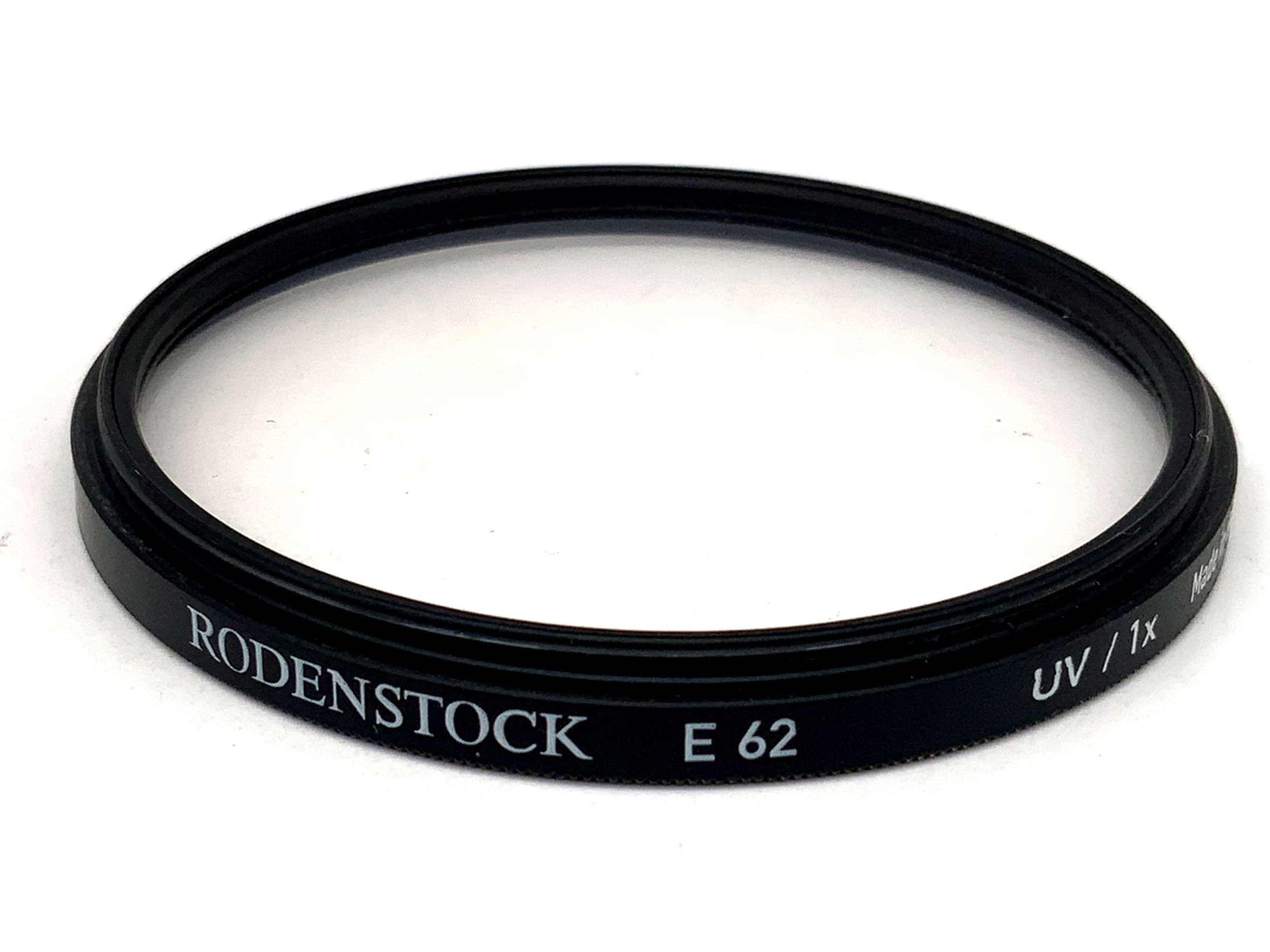 Rodenstock UV E62 UV/1x Filter 62mm Circular Filter Thread