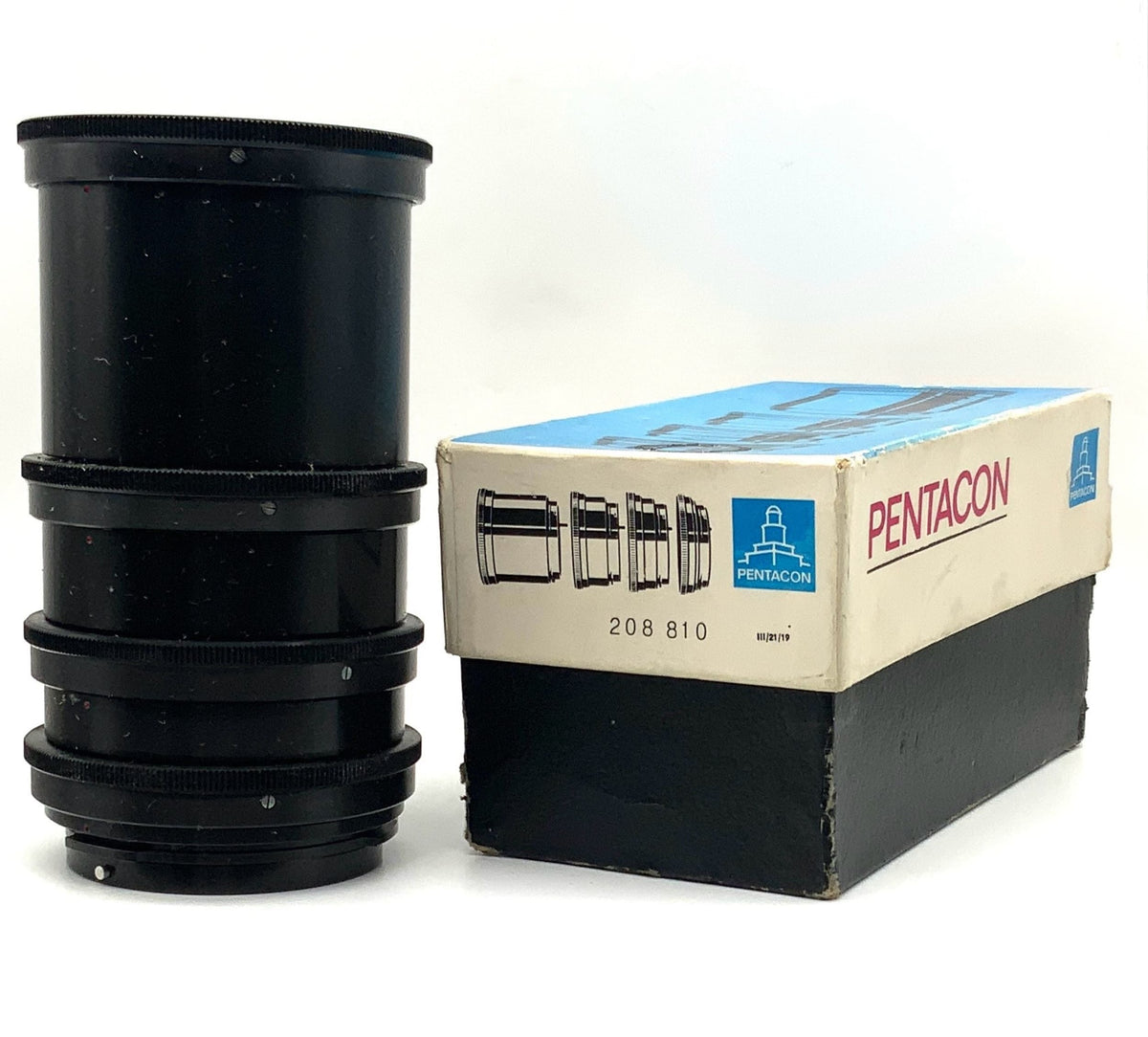 Tube d'extension pour bague intermédiaire Pentacon 10 mm, 20 mm, 30 mm, 50 mm (Pentacon Six)