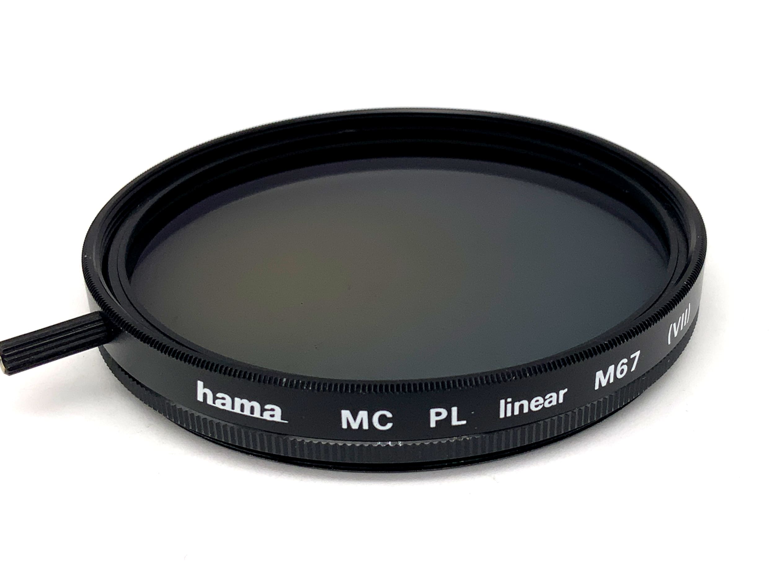 Hama MC PL linear polarizing filter M67 (VII) 67mm circular filter thread