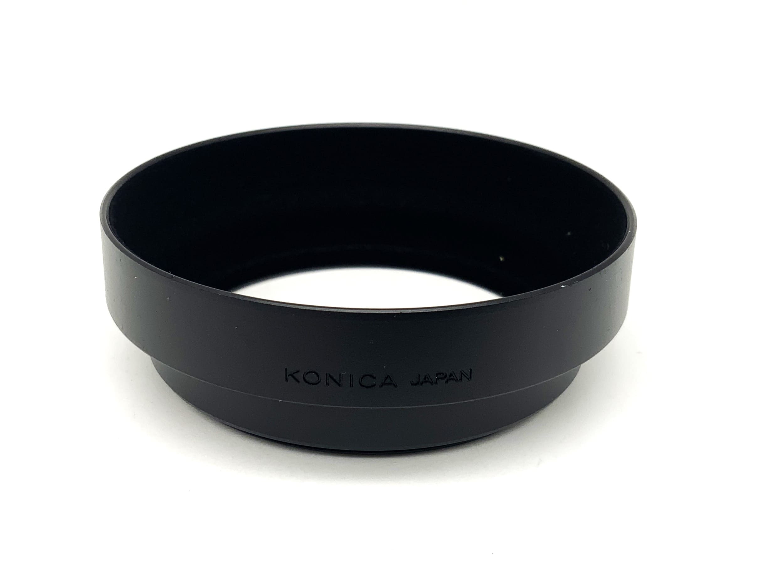 Pare-soleil Konica 40 mm, 50 mm et 85 mm en métal, dans son emballage d'origine