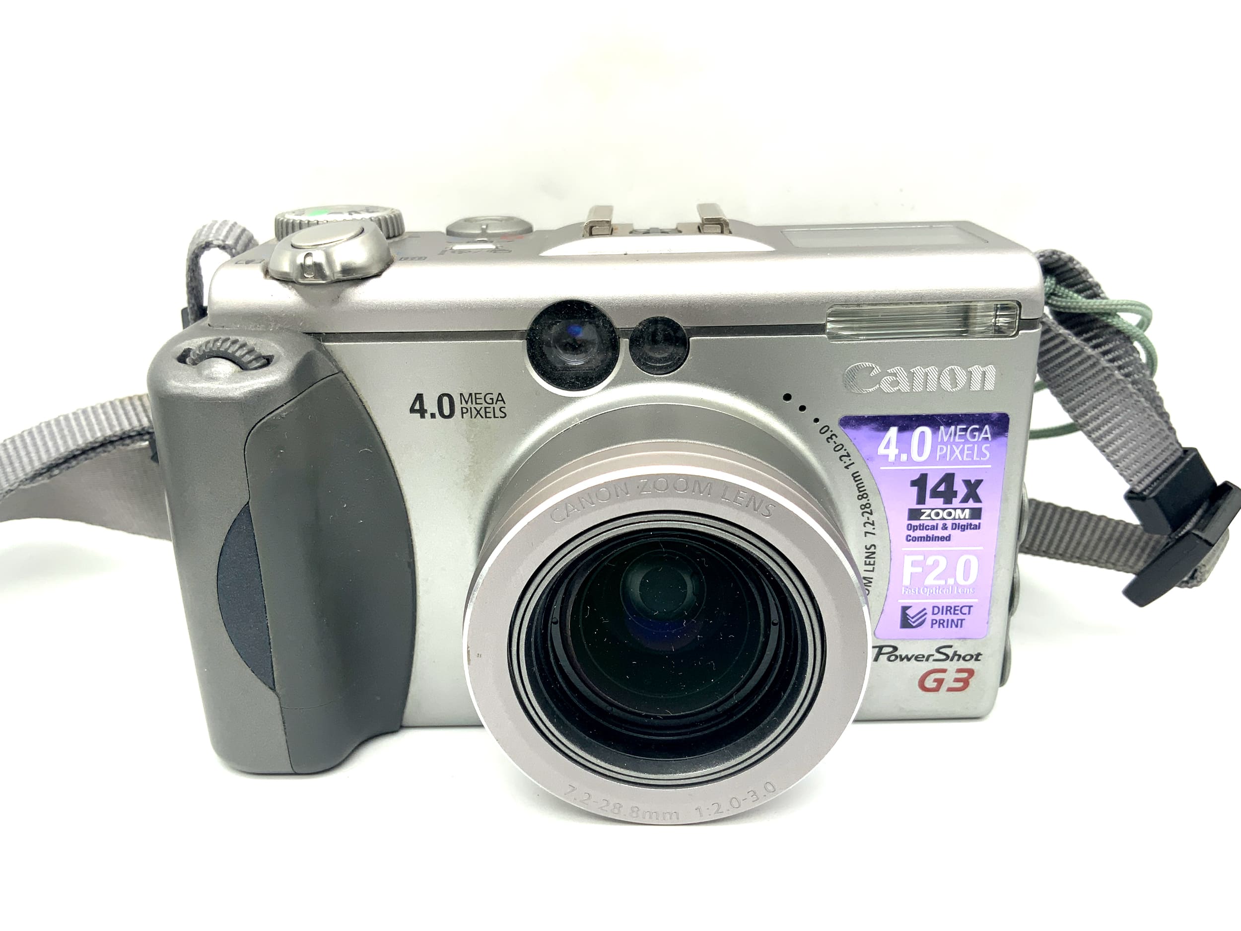 Canon G3 digital compact camera with 7.2-28.8mm 1:2.0-3.1 in original packaging