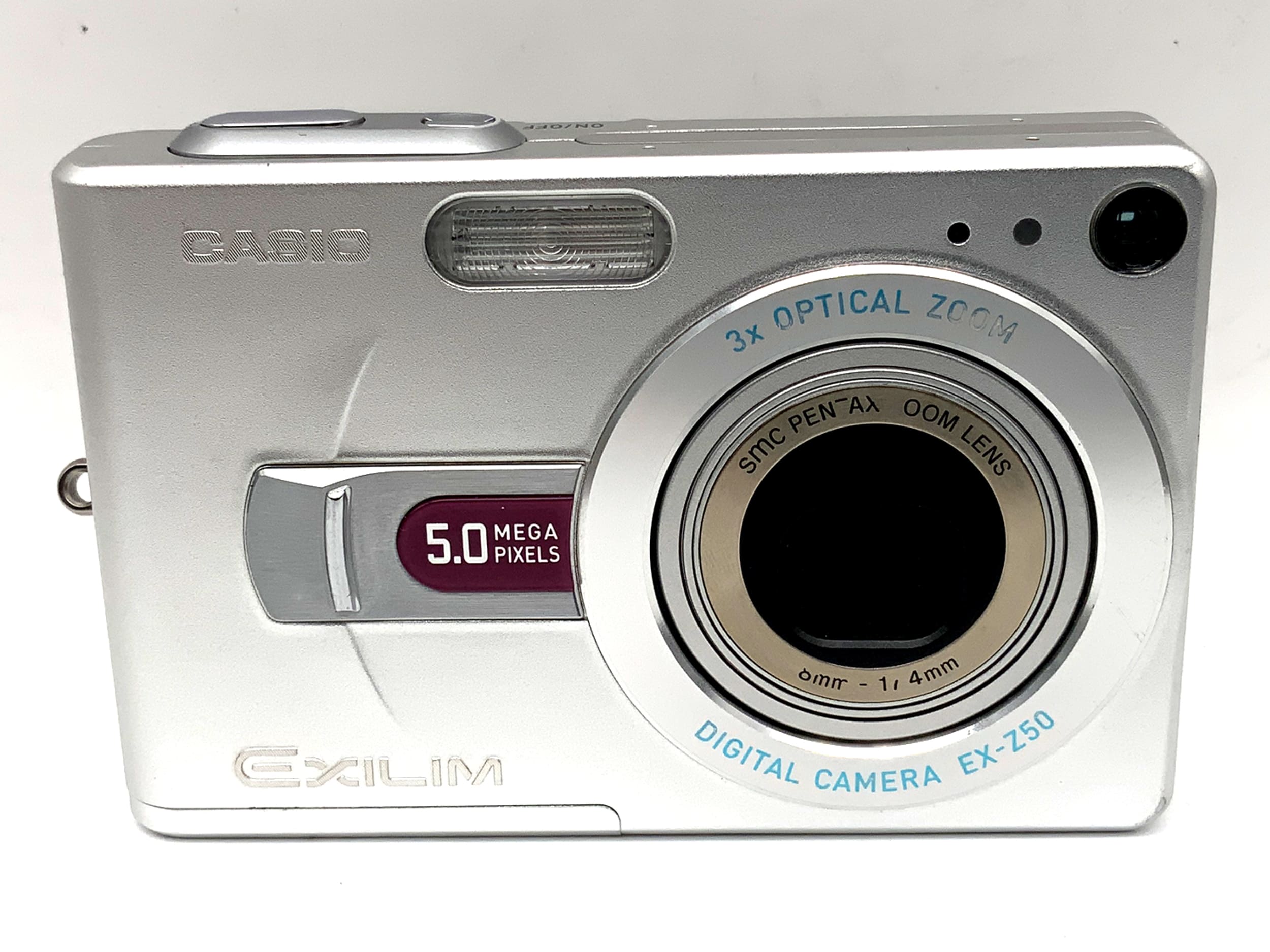 Casio EX-Z50 digital compact camera with SMC Pentax 5.8-17.4mm