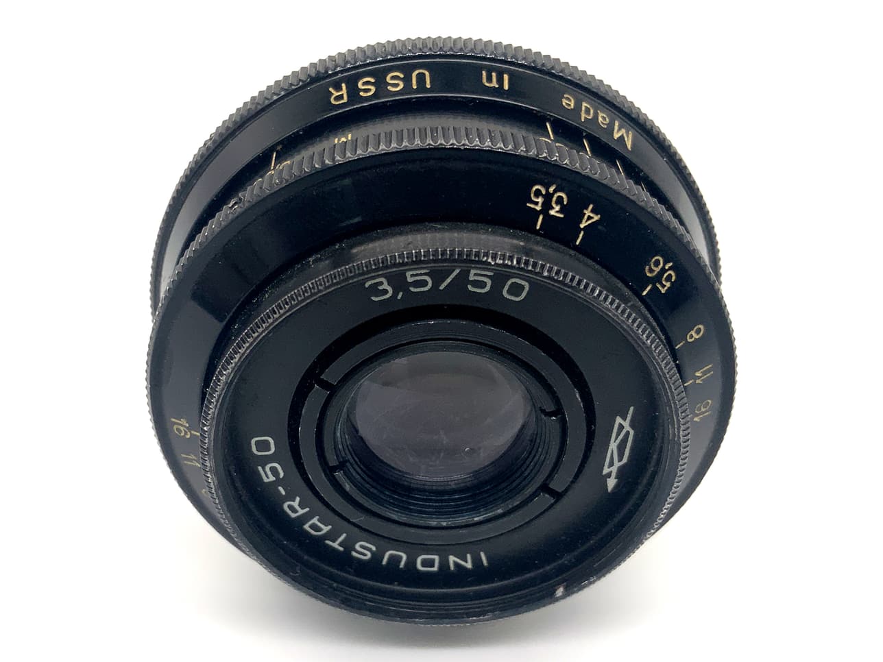 Zenit Industar-50 50mm 1:3.5 Objektiv Festbrennweite (M39) Text lesen!