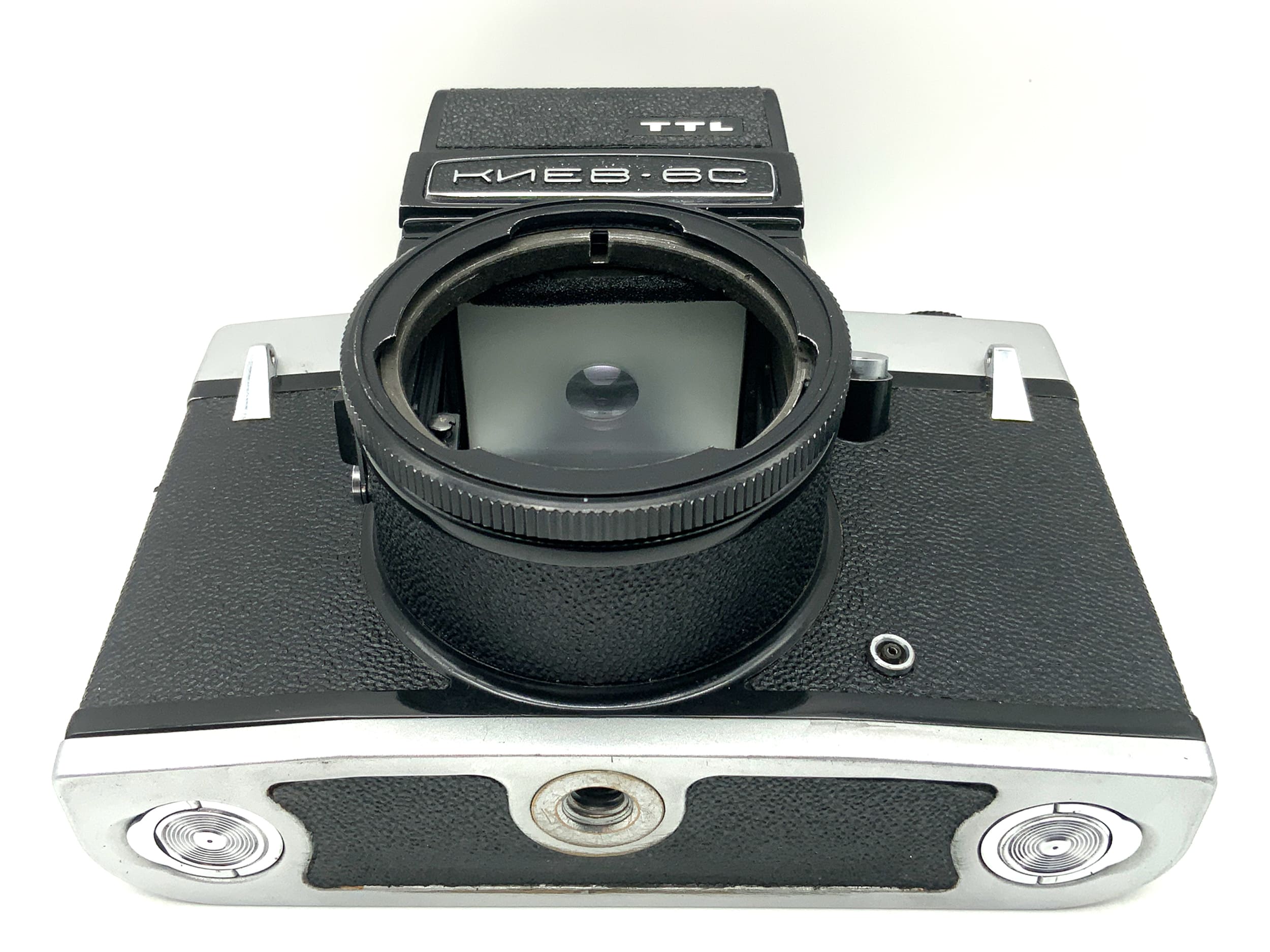 KMZ Kiev 6C 35mm SLR analogique avec boîtier TTL Prisma Arsenal (Pentacon Six)