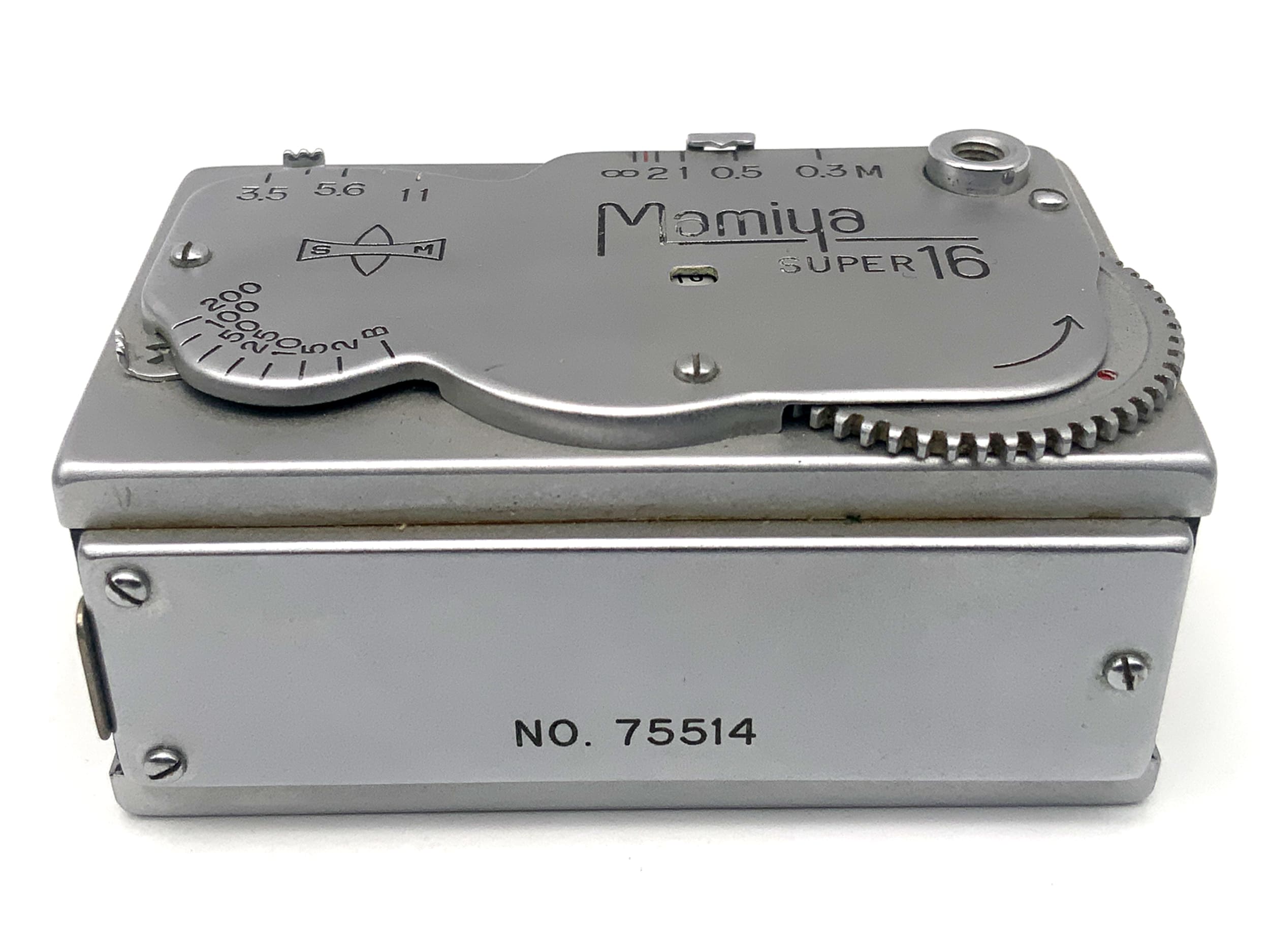 Appareil photo miniature Mamiya Super 16 avec objectif subminiature 25 mm 1:3,5