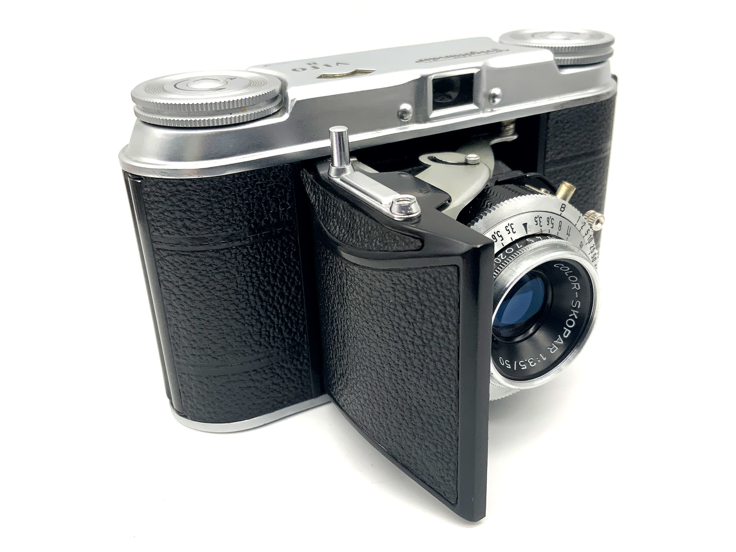 Voigtländer Vito II Klappkamera mit Color-Skopar 50mm 1:3.5 Analogkamera