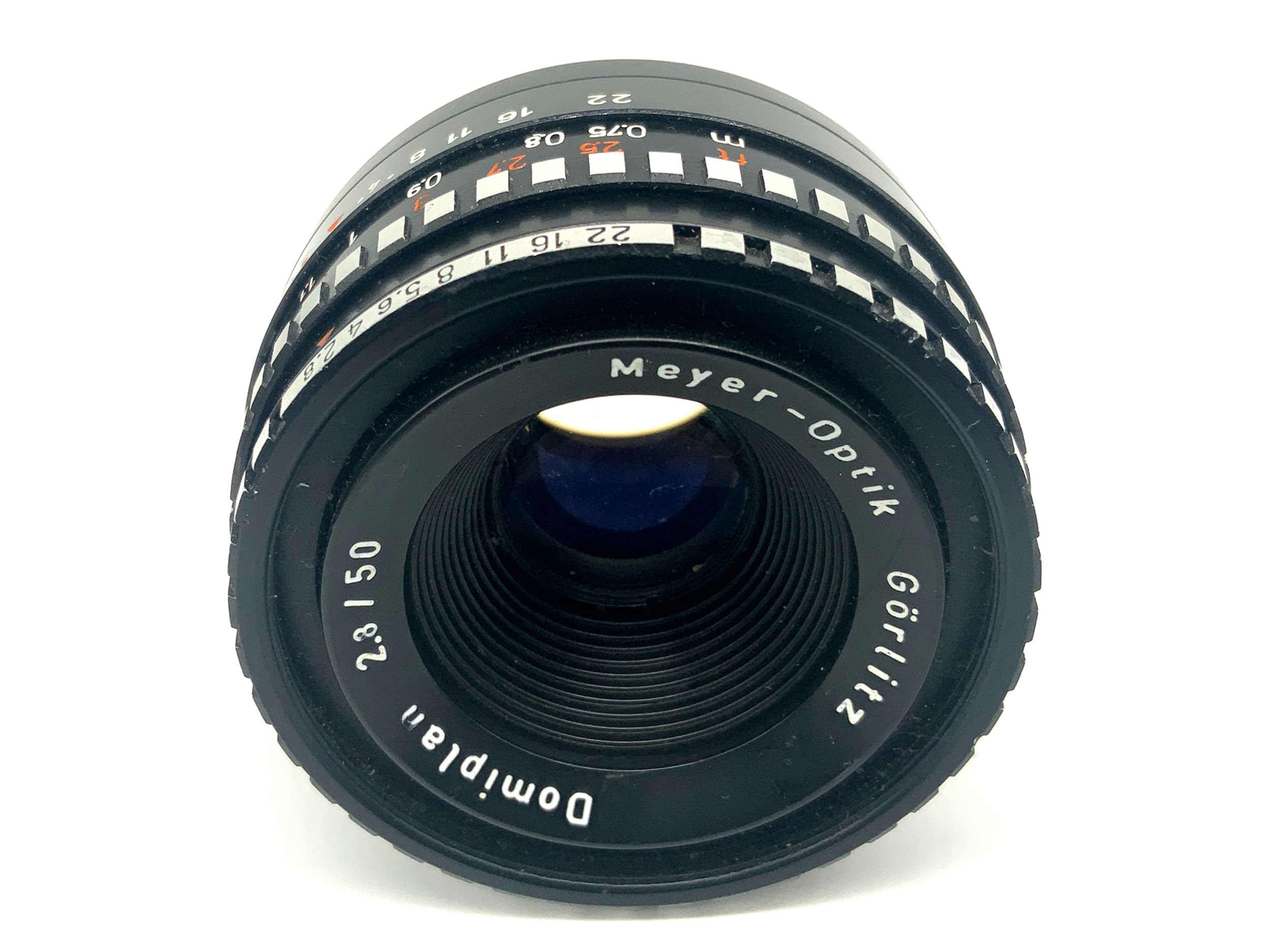 Meyer-Optik Görlitz Domiplan 50mm 1:2,8 Objektiv Festbrennweite (M42)Text lesen!