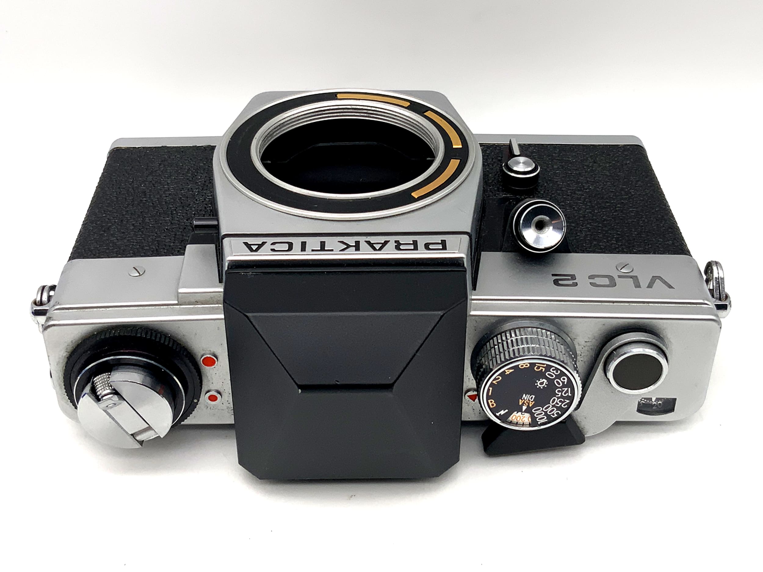 Appareil photo reflex analogique Praktica VLC 2 35 mm avec boîtier Pentacon (M42)