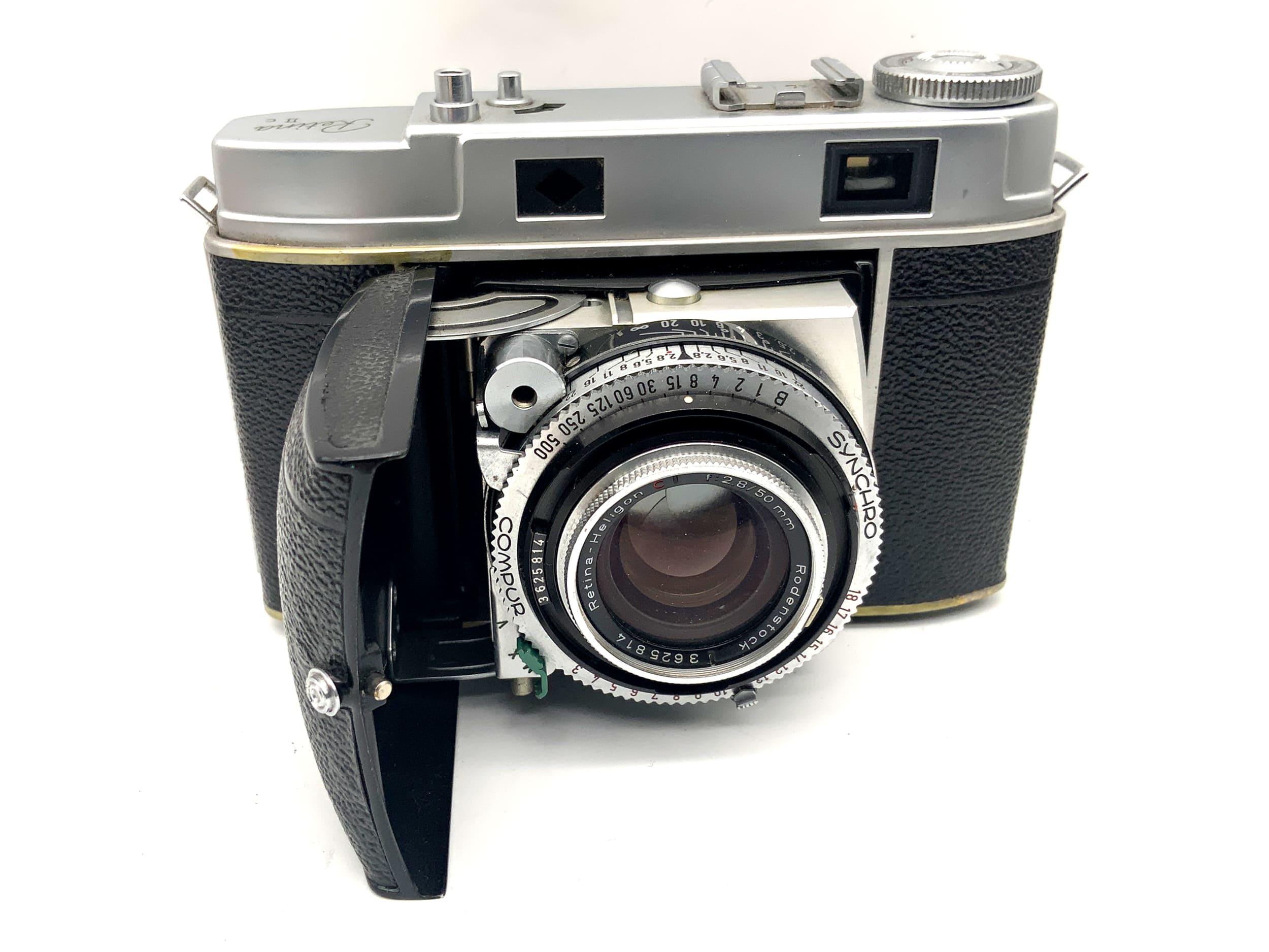 Kodak Retina IIc Klappkamera mit Rodenstock Heligon 50mm 1:2.8 Big C Messsucher