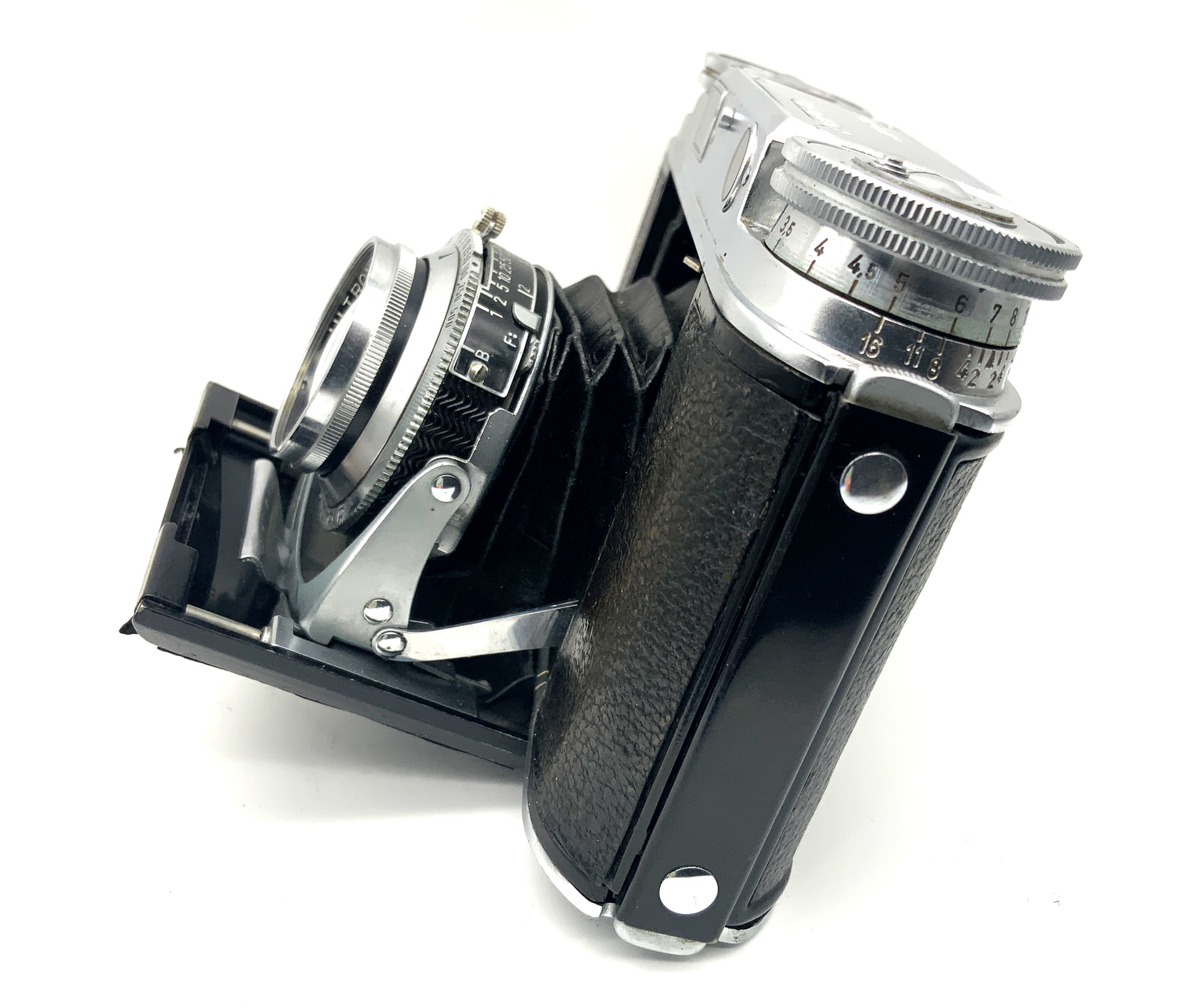 Voigtländer Vito III Klappkamera mit Ultron 50mm 1:2 Messsucher Analogkamera