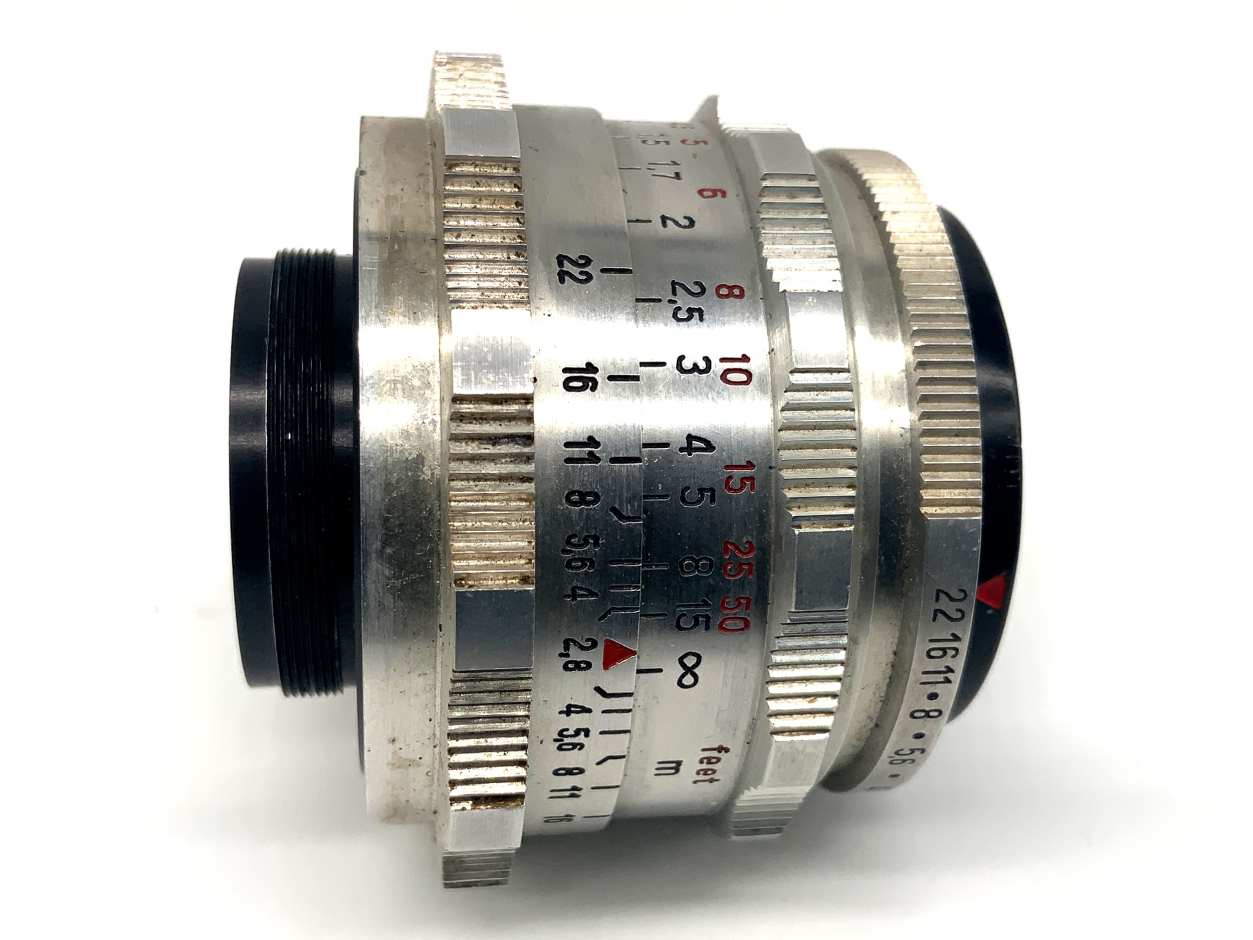 Carl Zeiss Jena Q1 Tessar 8 Blades 50mm 1:2,8 Festbrennweite (kein Anschluss)