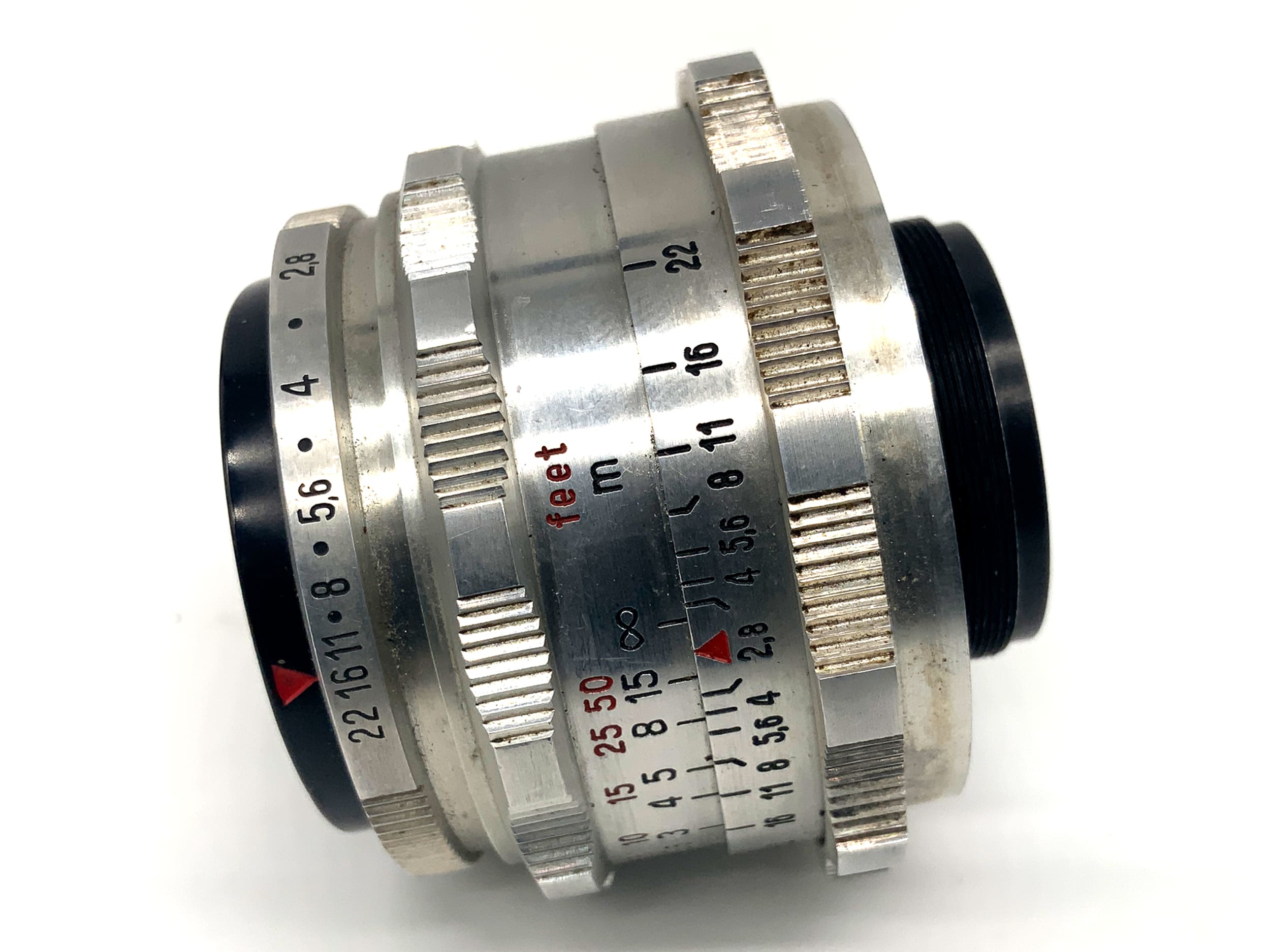 Carl Zeiss Jena Q1 Tessar 8 Blades 50mm 1:2,8 Festbrennweite (kein Anschluss)