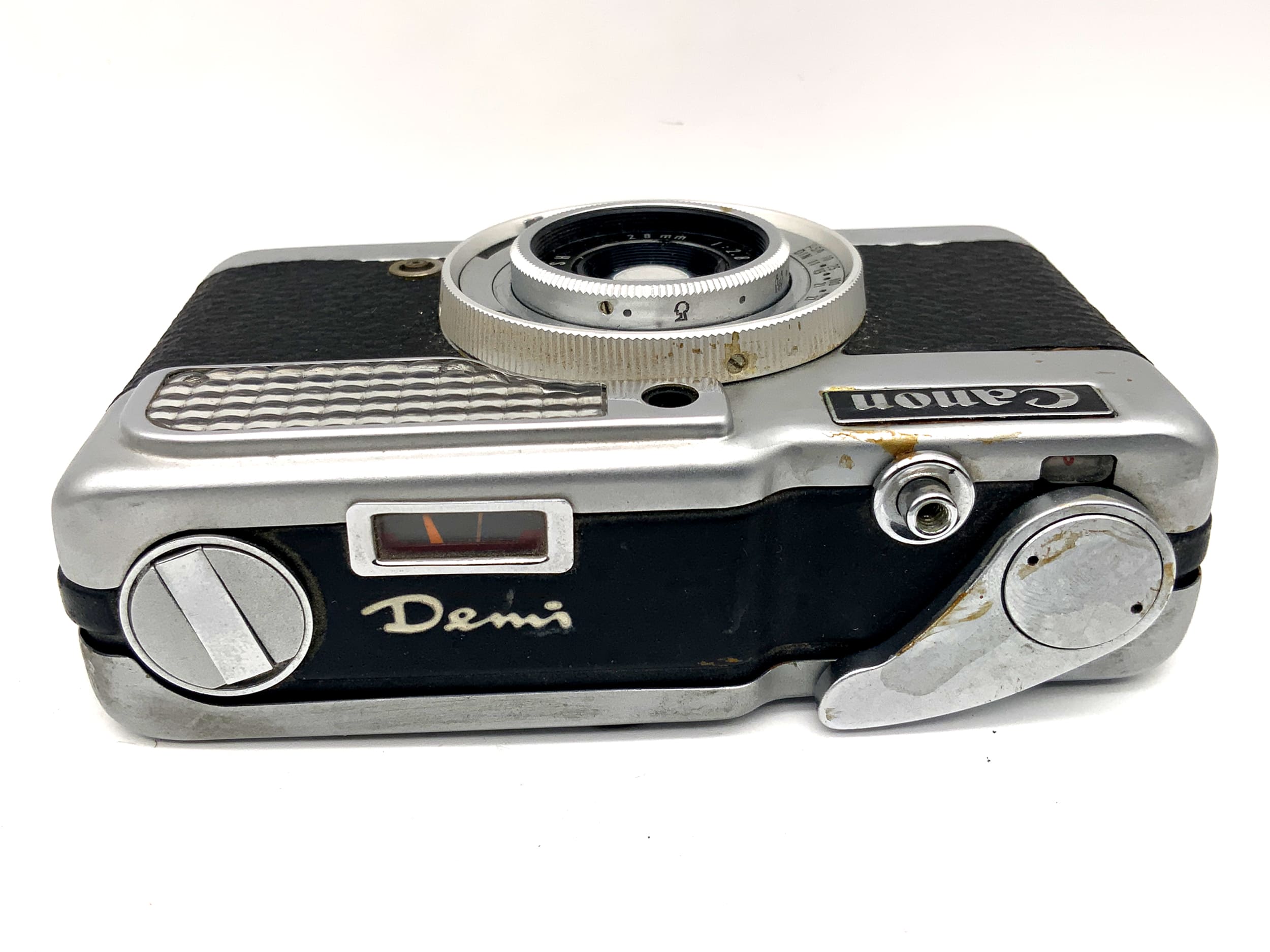 Canon Demi Sucherkamera mit Sh 28mm 1:2.8 Halbformat Kompaktkamera Analogkamera