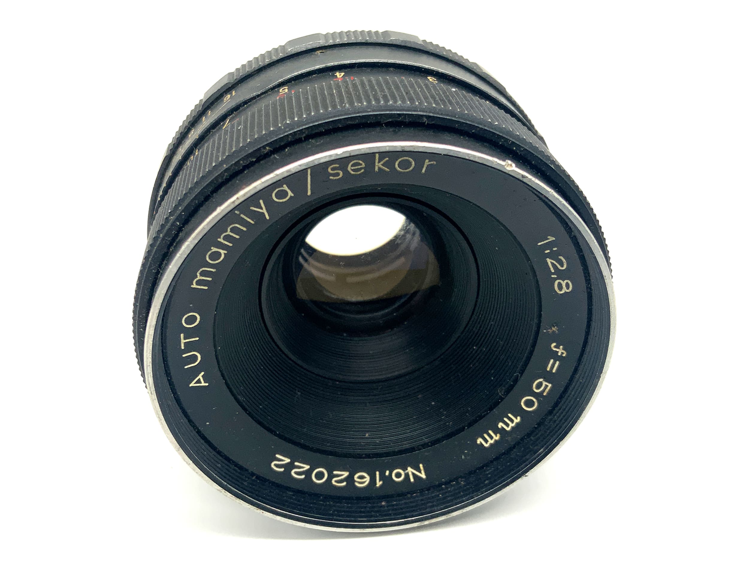 Mamiya Auto Sekor 50mm 1:2.8 Objektiv Festbrennweite (M42) Pilz!