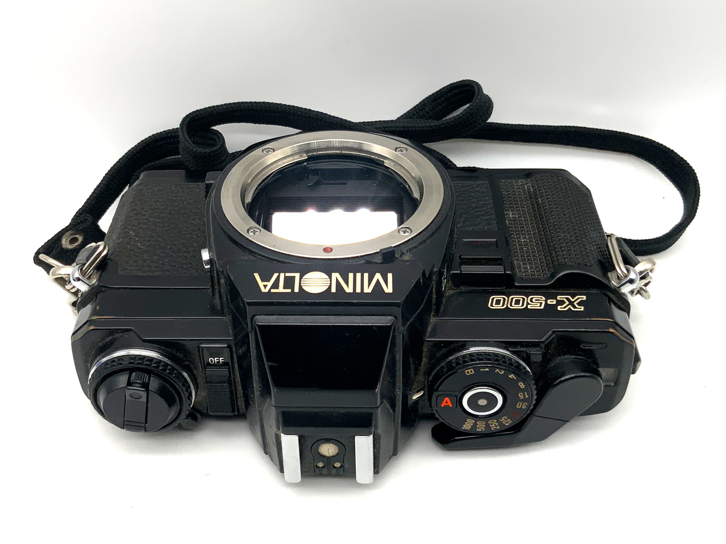 Minolta X-500 35mm SLR analog camera body (Minolta MD)