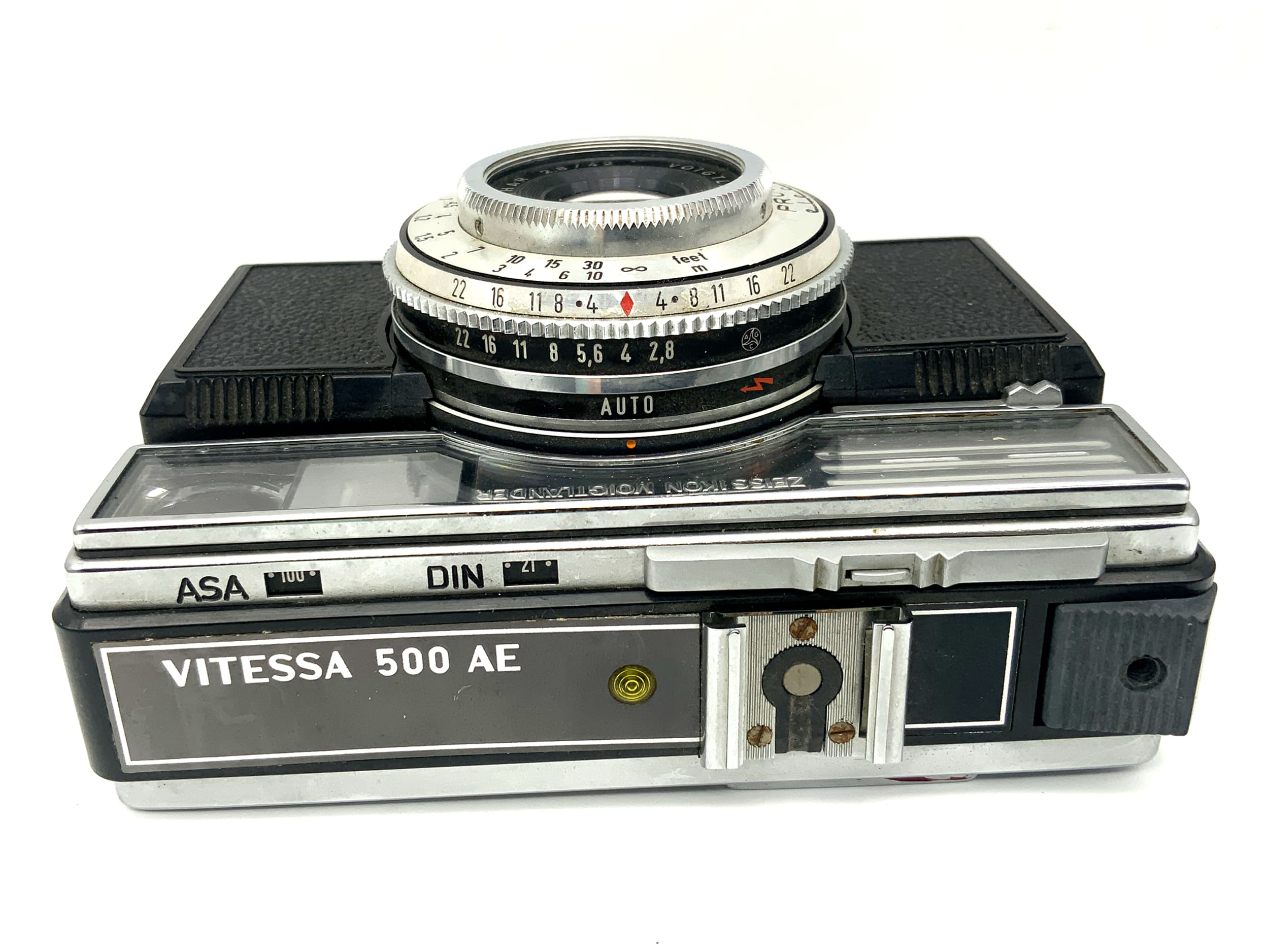 Voigtländer Vitessa 500 AE electronic mit Color-Lanthar 42mm 1:2.8 Prontor 500