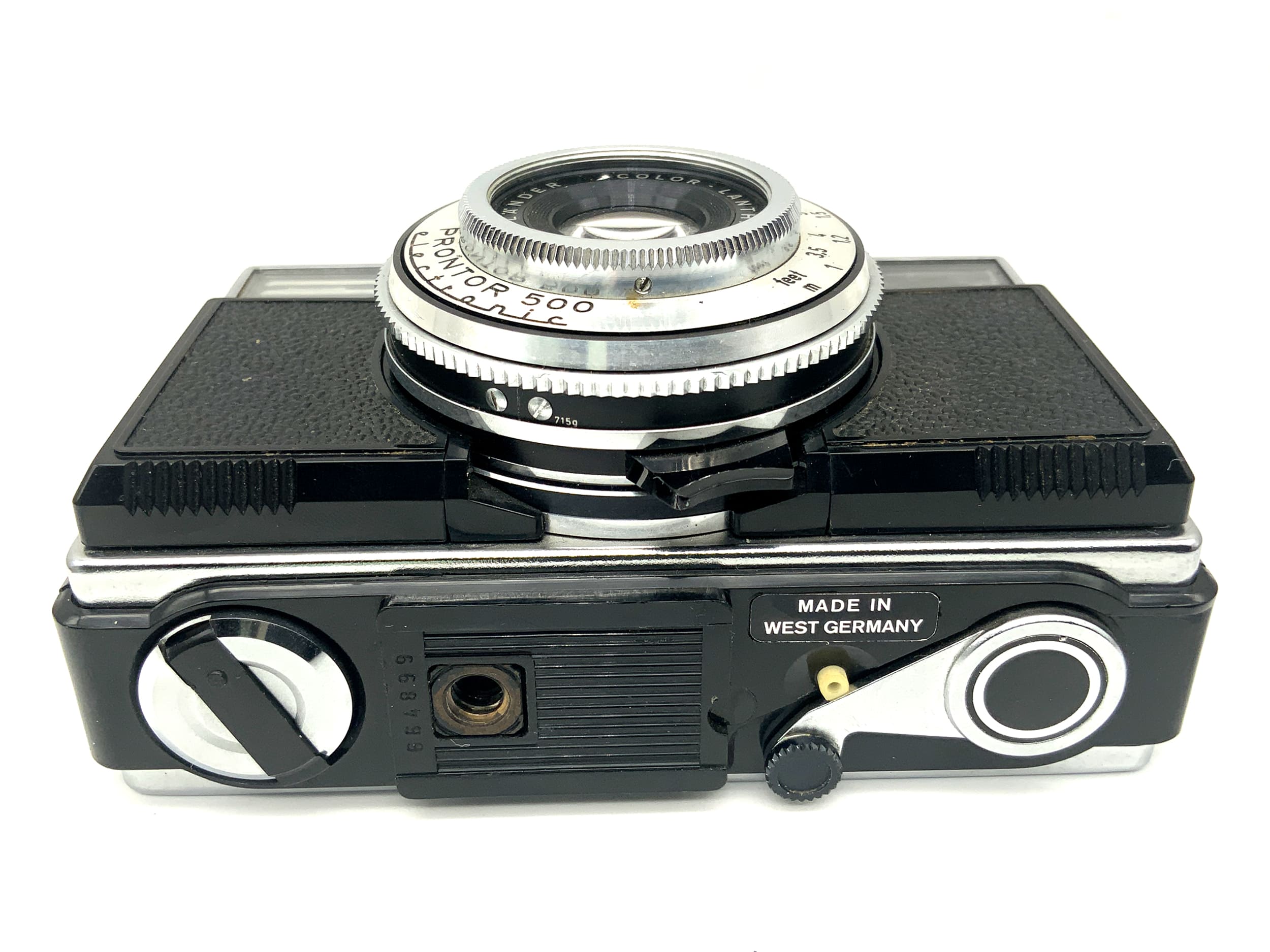Voigtländer Vitessa 500 AE electronic mit Color-Lanthar 42mm 1:2.8 Prontor 500