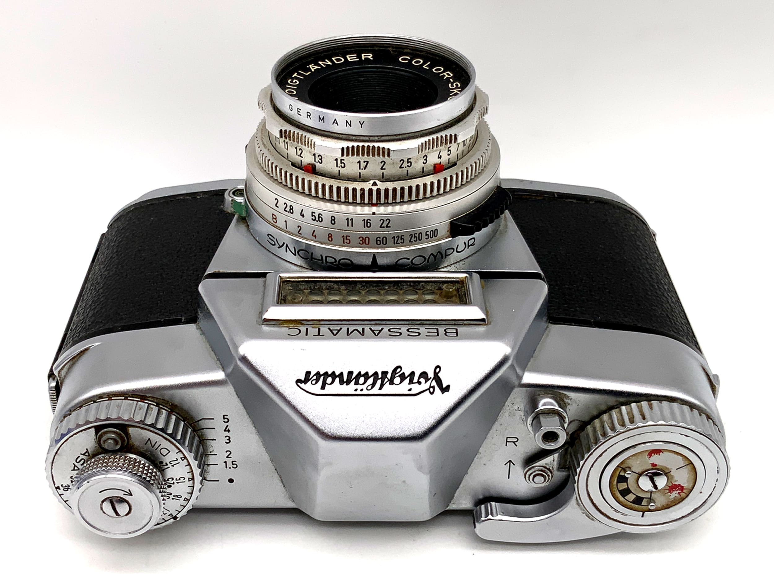 Voigtländer Bessamatic 35mm SLR with Color-Skopar X 1:2.8/50 Synchro Compur Body