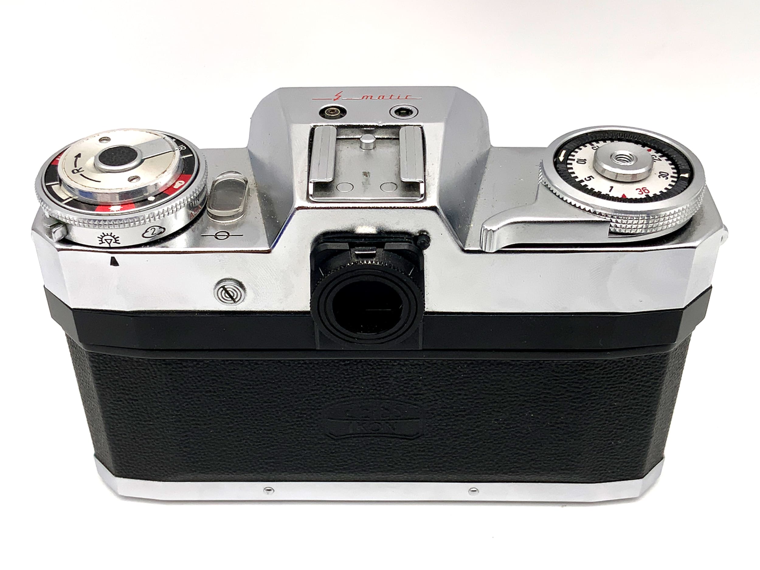 Zeiss Ikon Contaflex 35mm SLR Tessar 2.8/50 Synchro-Compur-X !Défaut de fabrication ! Boîtier