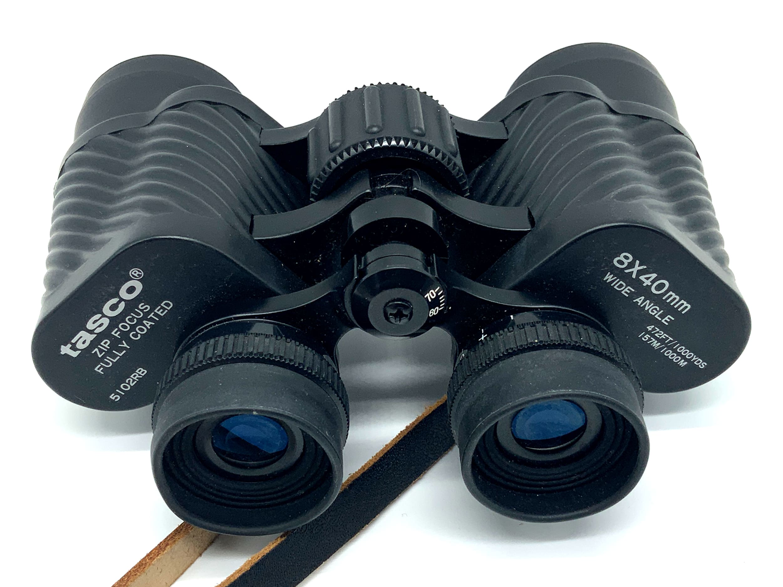 Tasco Zip Focus 8x40mm Binoculars Wide Angle 157m/1000m Binocular Field Glasses
