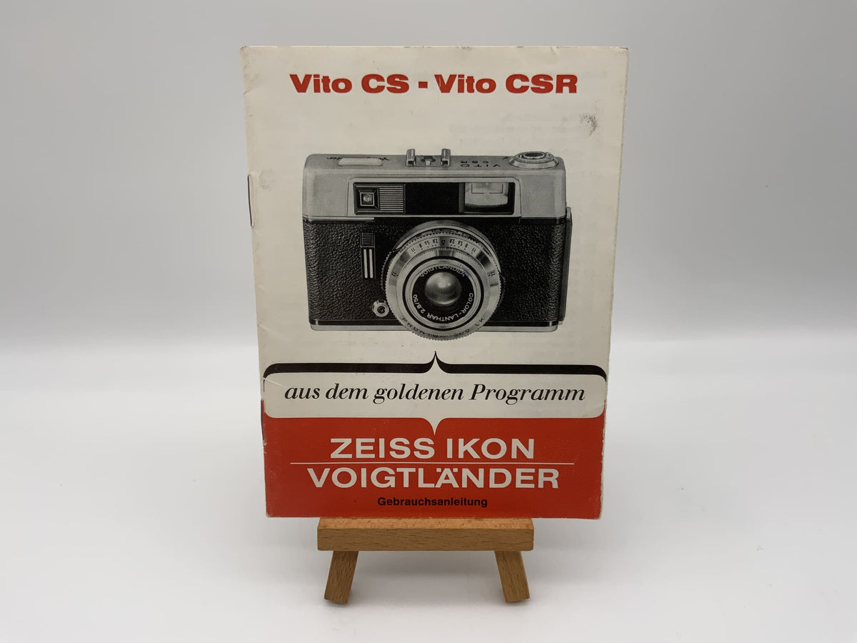 Voigtländer Vito CS / CSR du programme Golden - Notice d'utilisation (allemand)