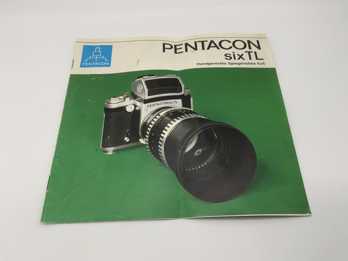 Brochure du Pentacon sixTL, reflex numérique 6x6, en allemand