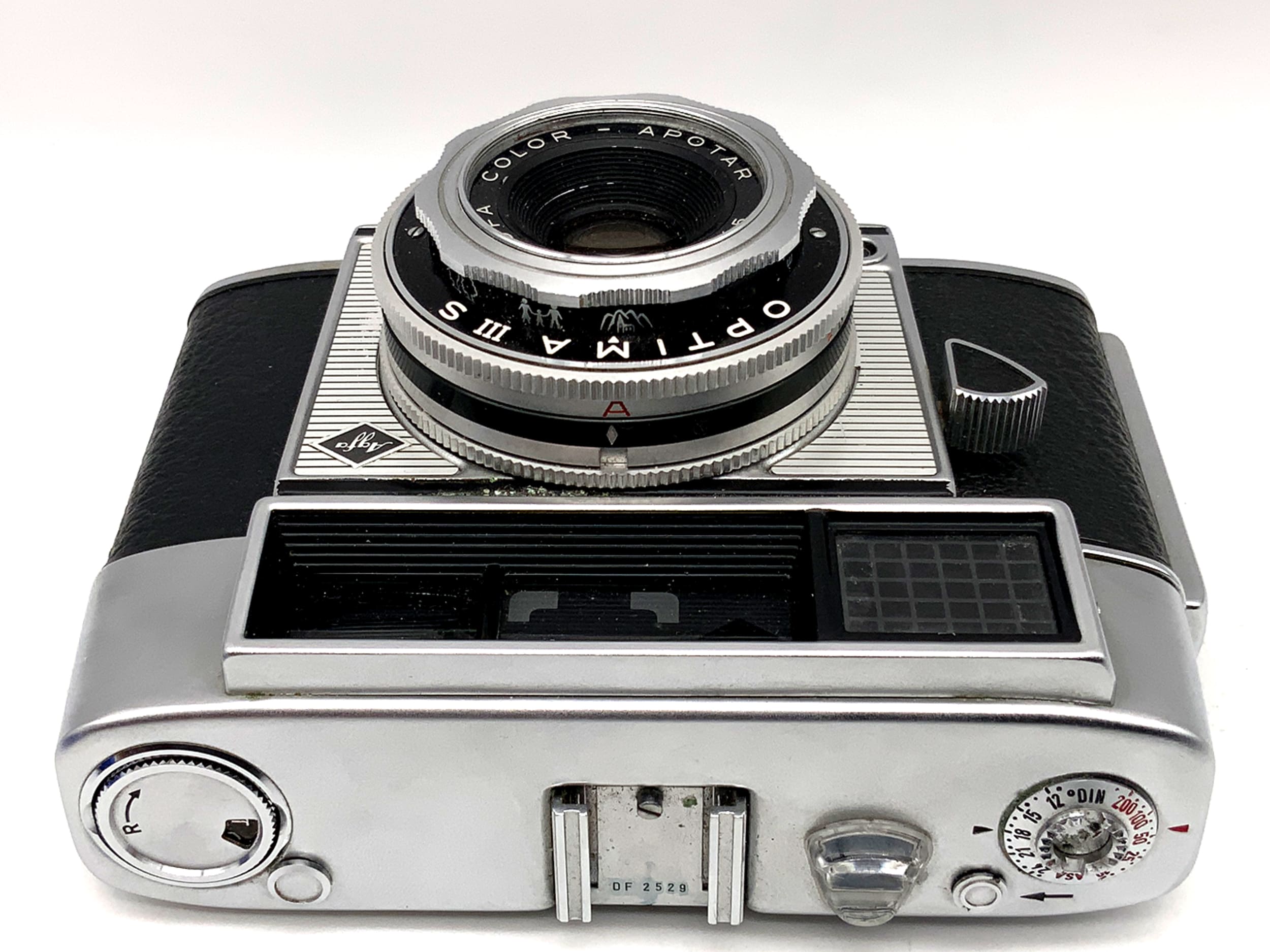 Appareil photo à visée directe Agfa Optima III S avec objectif Color-Apotar 1:2.8/45 Compur analogique