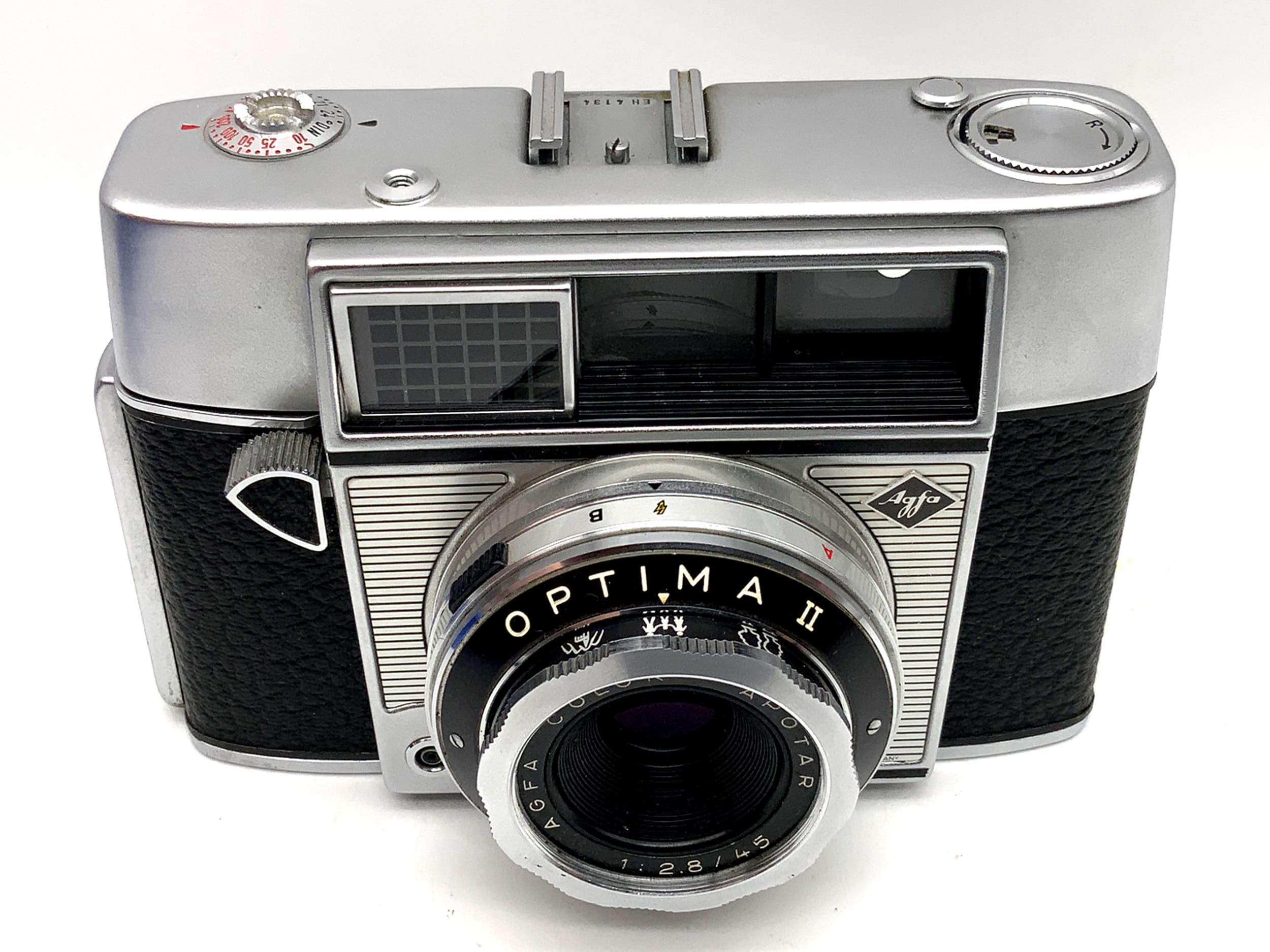 Appareil photo à visée directe Agfa Optima II avec objectif Color-Apotar 1:2.8/45 Prontormator, appareil photo analogique