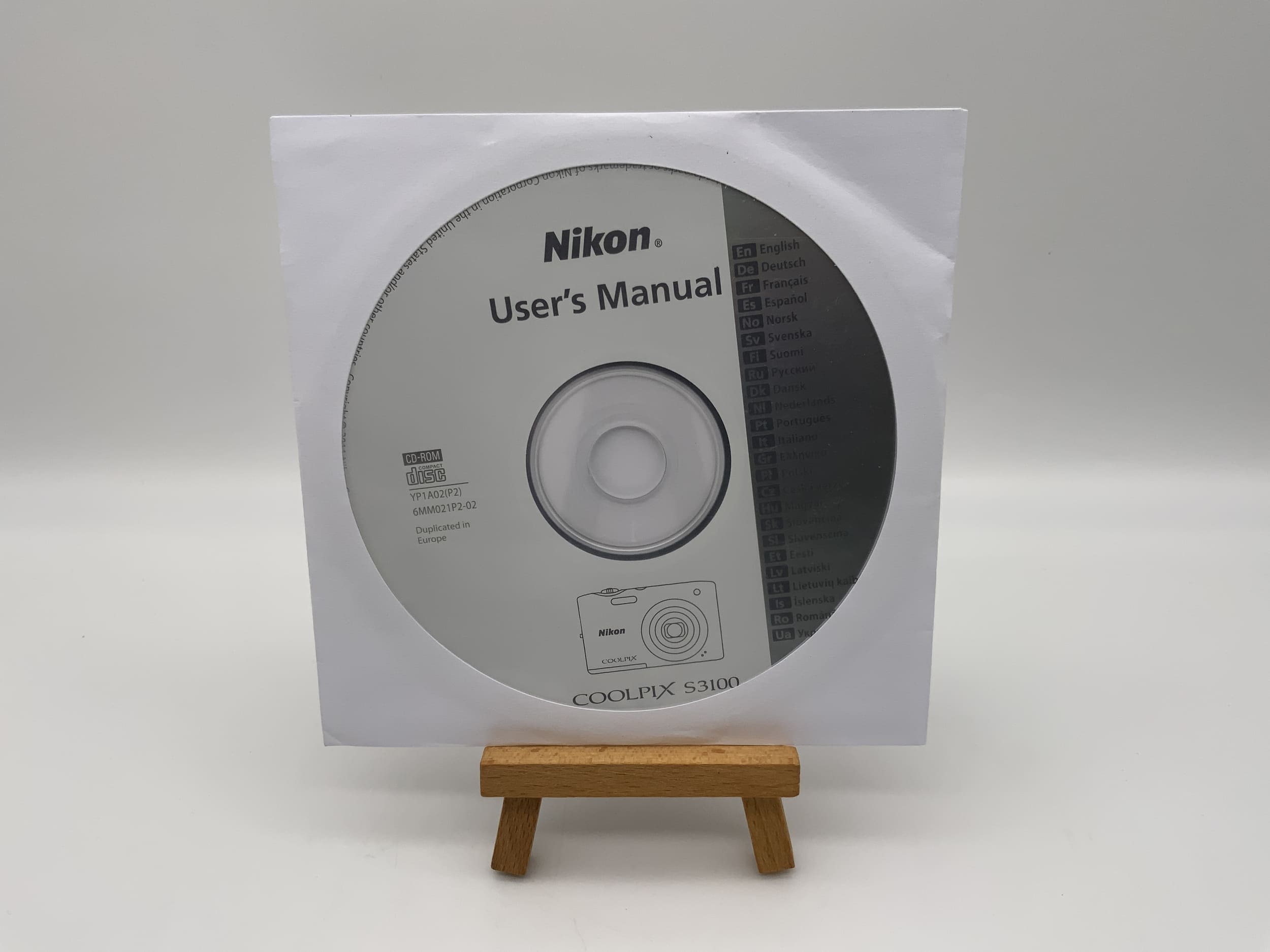 Manuel d'utilisation du CD Nikon Coolpix S3100 (allemand)