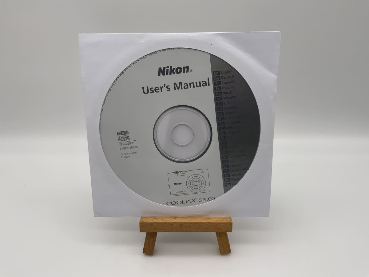 Manuel d'utilisation du CD Nikon Coolpix S3100 (allemand)