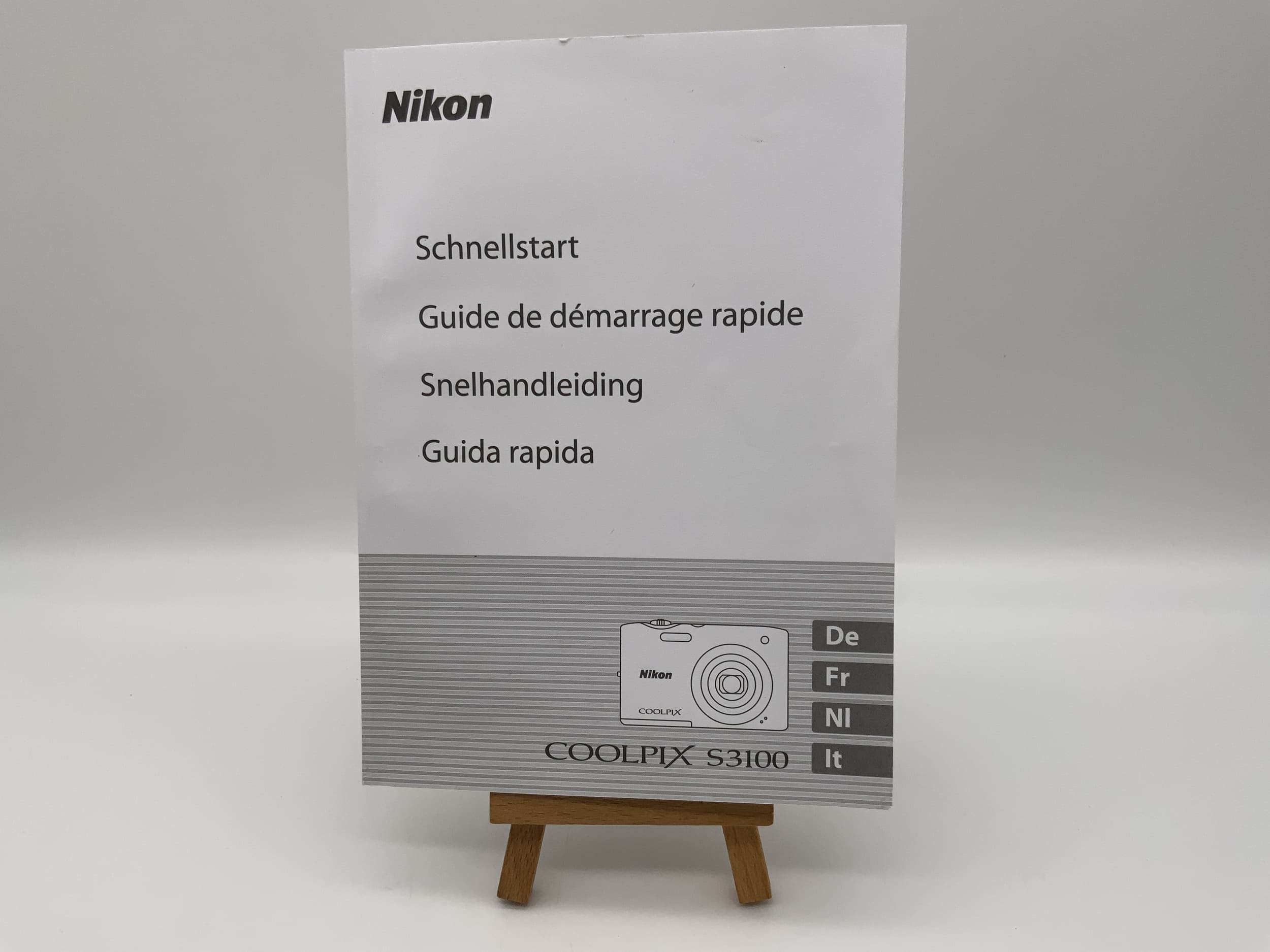 Guide de démarrage rapide Nikon Coolpix S3100 (allemand)