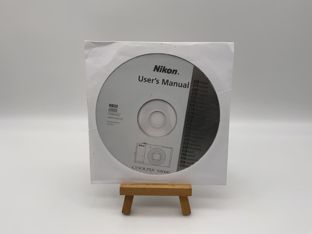 Manuel d'utilisation du CD Nikon Coolpix S8000 (allemand)