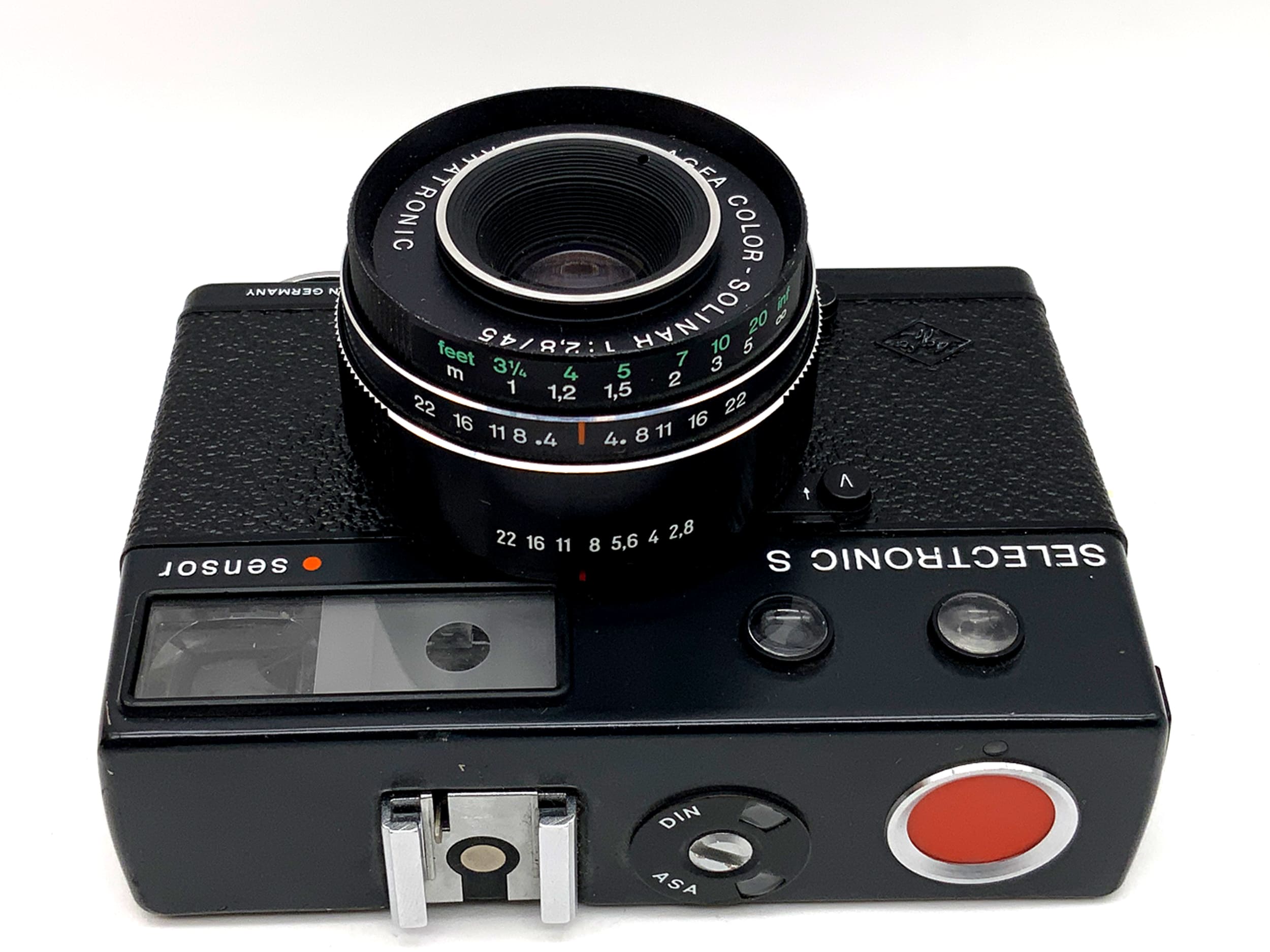 Appareil photo télémétrique Agfa Selectronic S avec capteur Color Solinar 1:2.8/45 Paratronic
