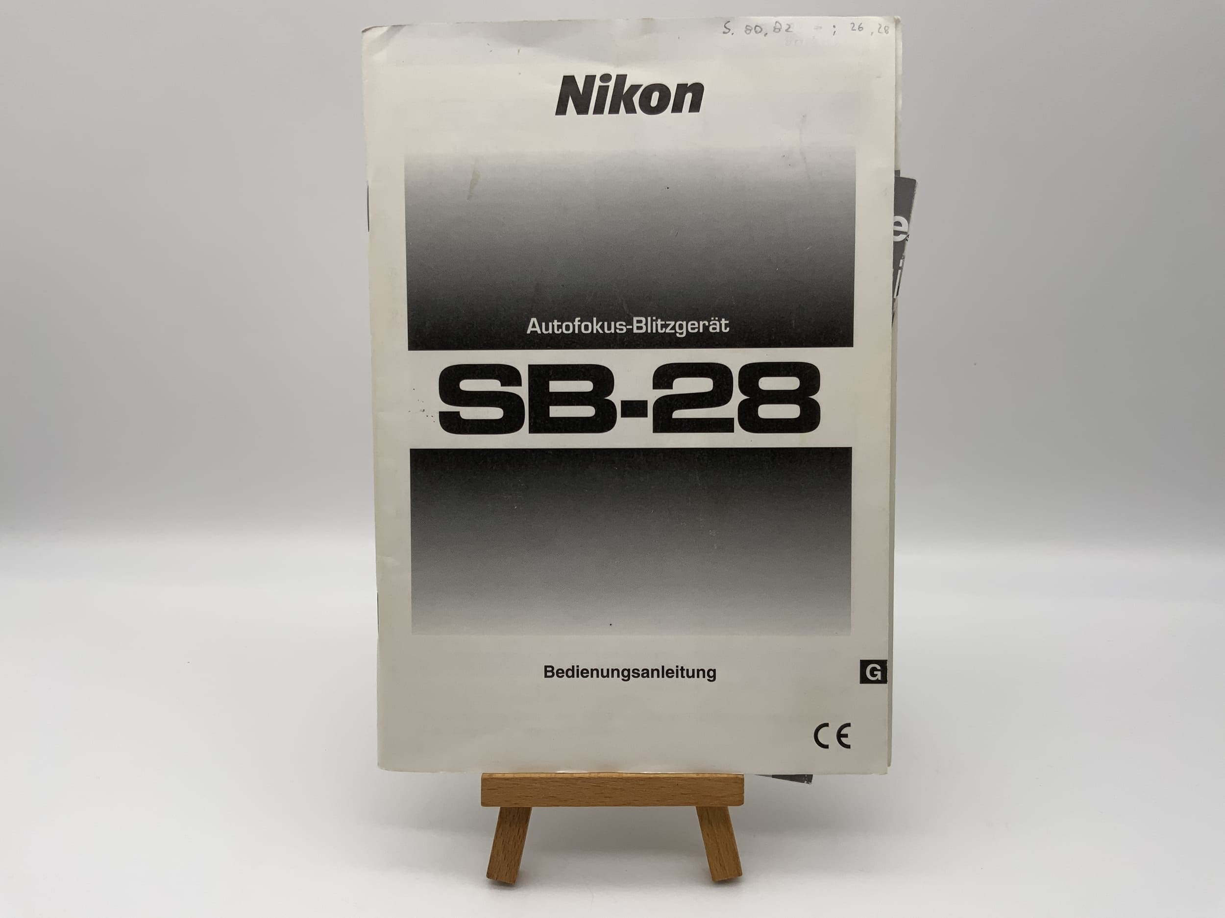 Manuel d'utilisation du flash autofocus Nikon SB-28 (allemand)