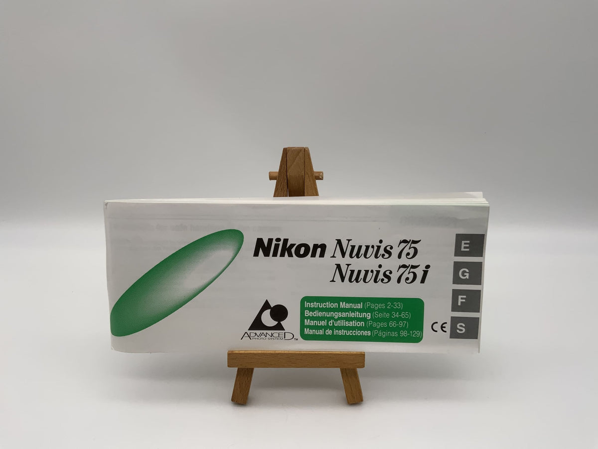 Manuel d'utilisation du Nikon Nuvis 75 / 75i (allemand)