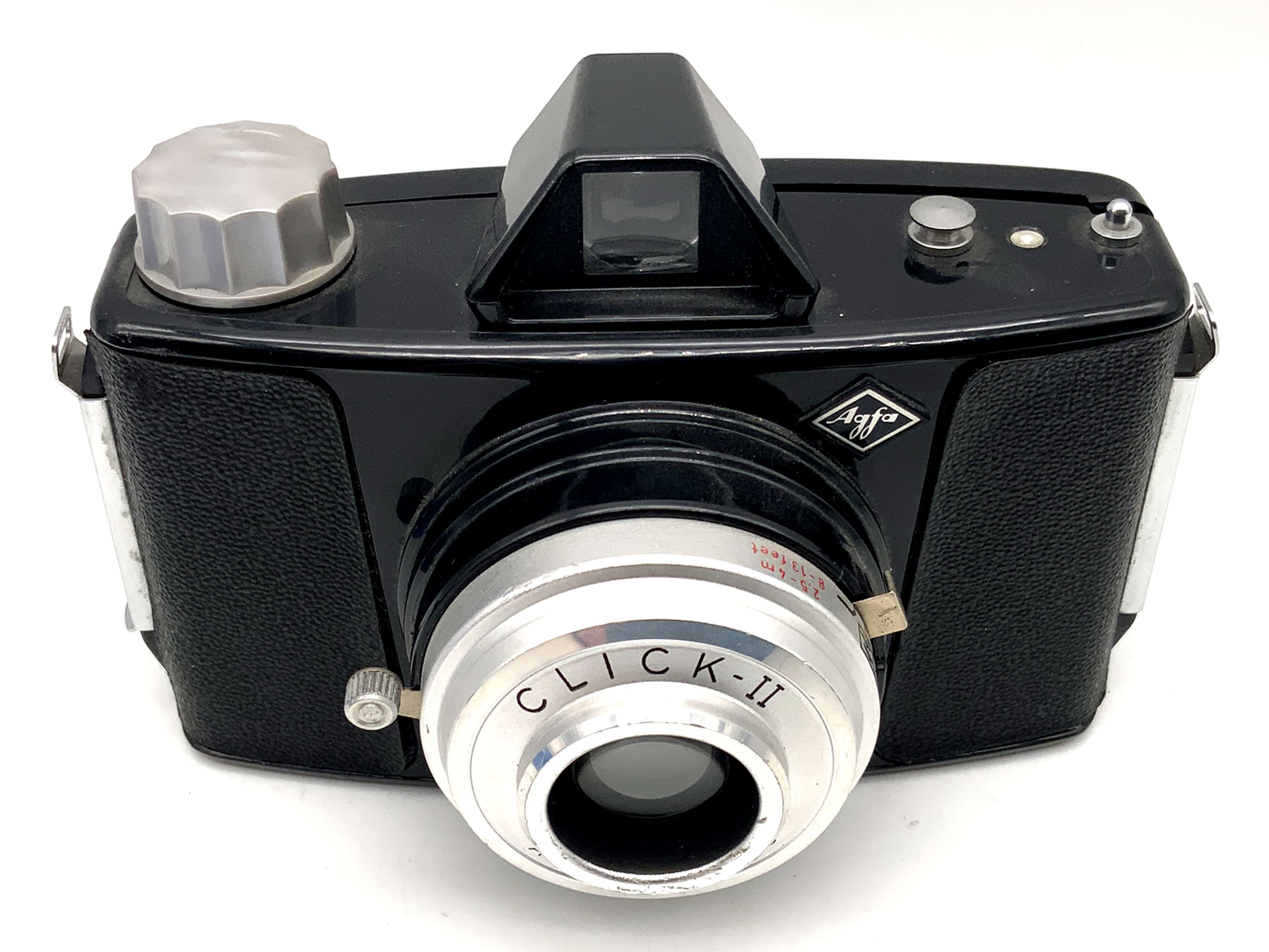 Agfa Click-II viewfinder camera with 1:8.8 achromatic aperture analog camera