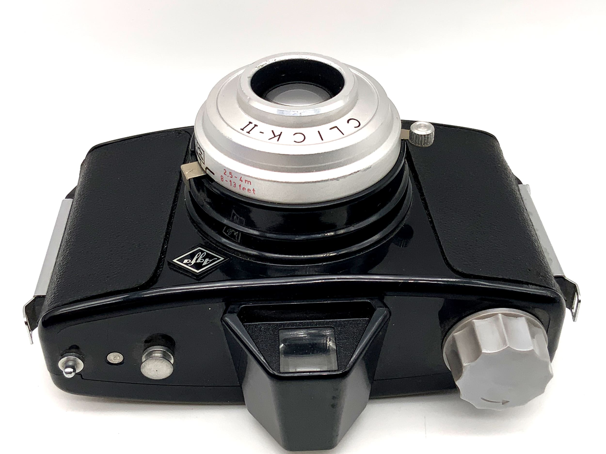 Agfa Click-II viewfinder camera with 1:8.8 achromatic aperture analog camera