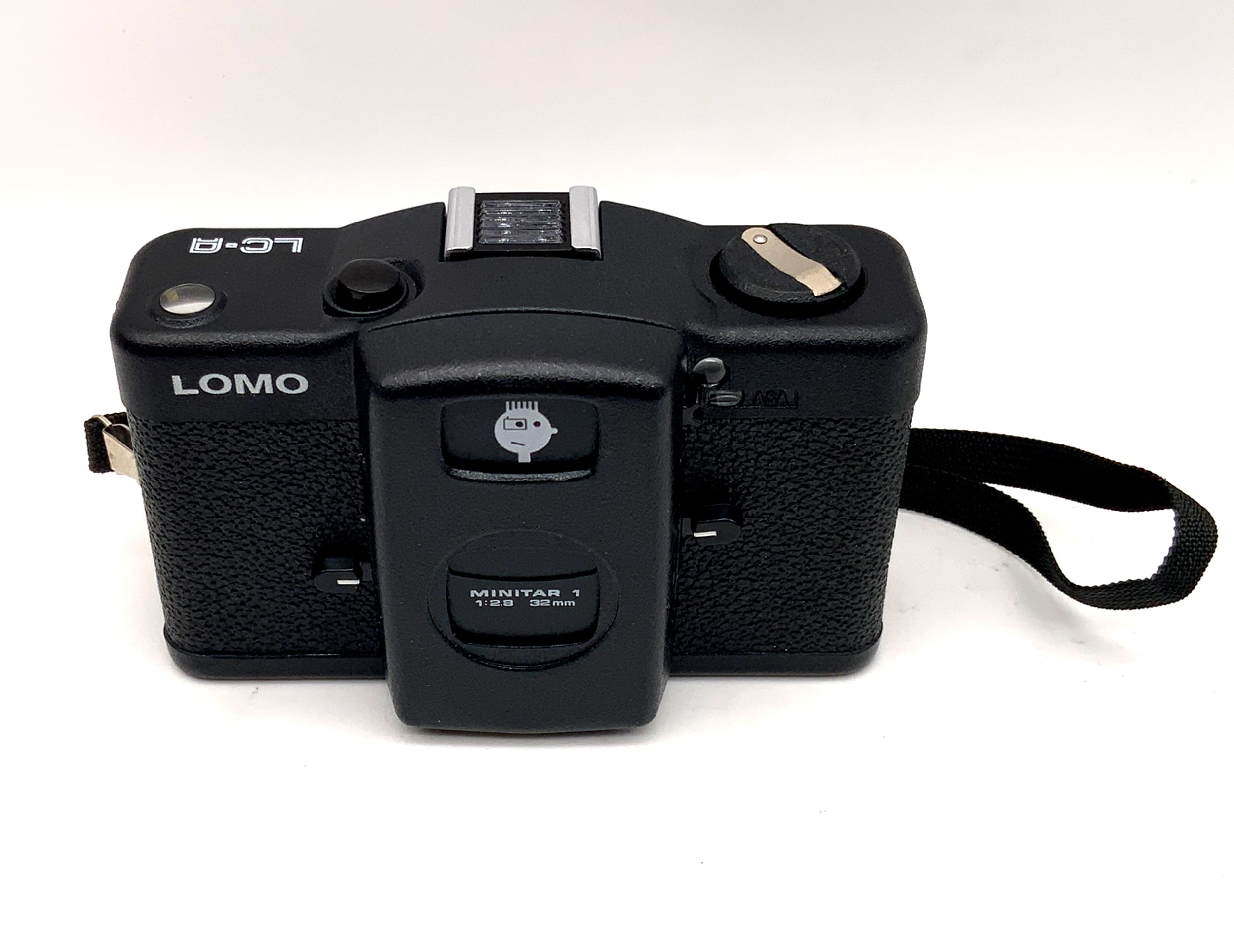 Lomo LC-A viewfinder camera with Minitar 1 1:2.8/32 lens in original packaging, analog camera