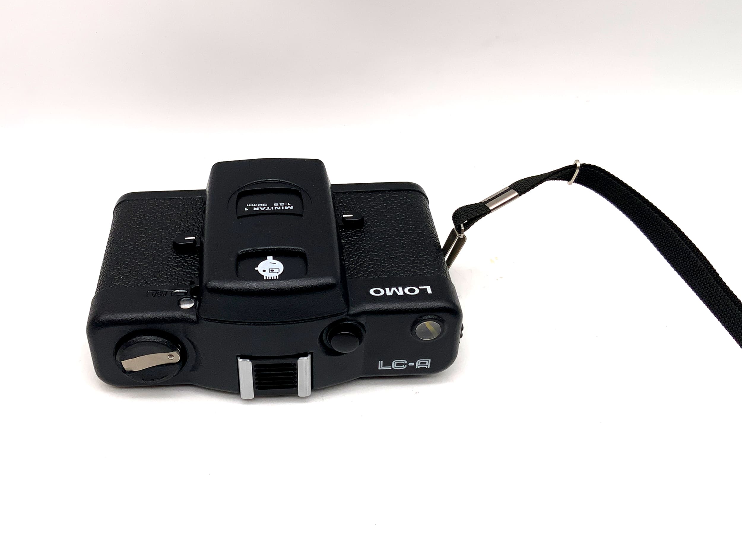 Lomo LC-A viewfinder camera with Minitar 1 1:2.8/32 lens in original packaging, analog camera
