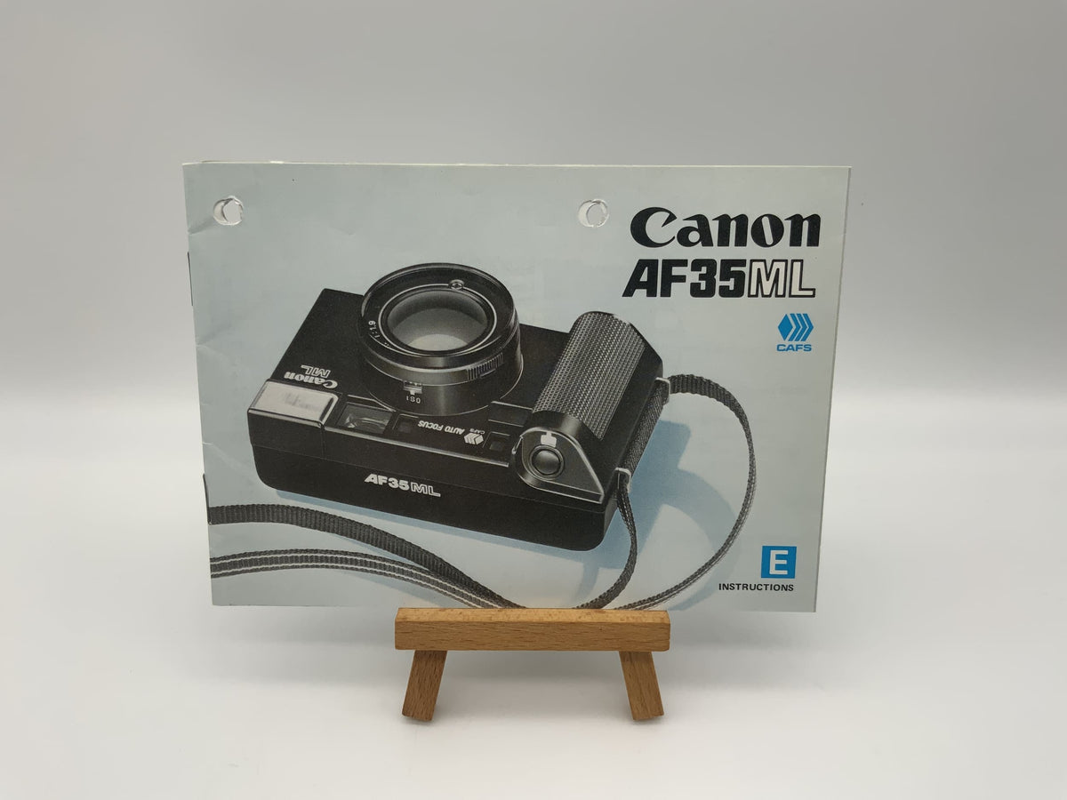 Canon AF 35 ML Manuel d'utilisation (anglais)