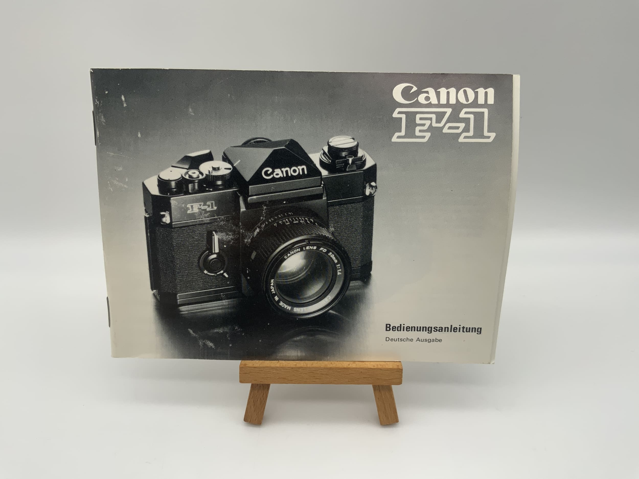 Manuel d'utilisation du Canon F-1 (allemand)