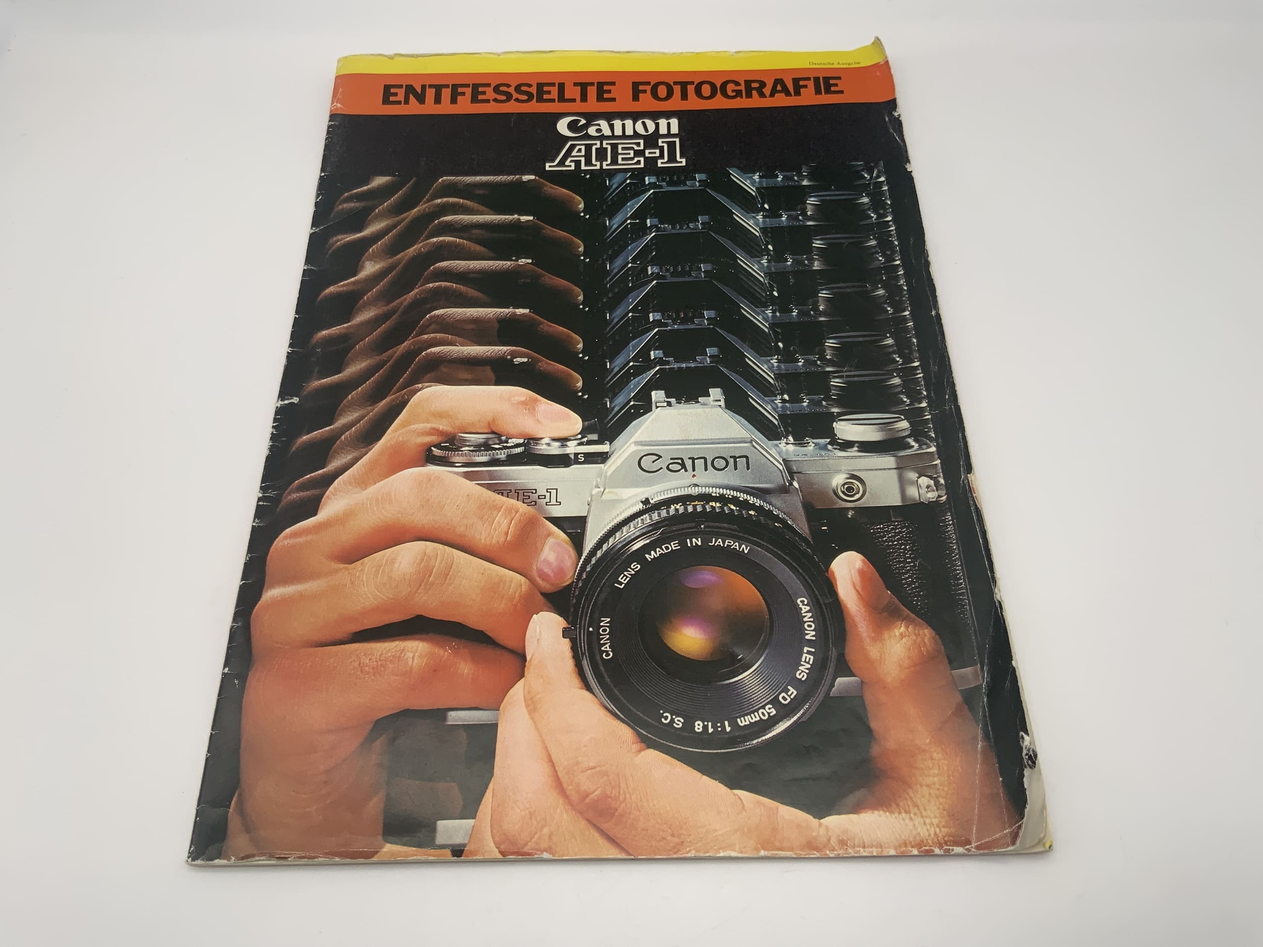 Brochure Canon AE-1 (manuel, dépliant, allemand)