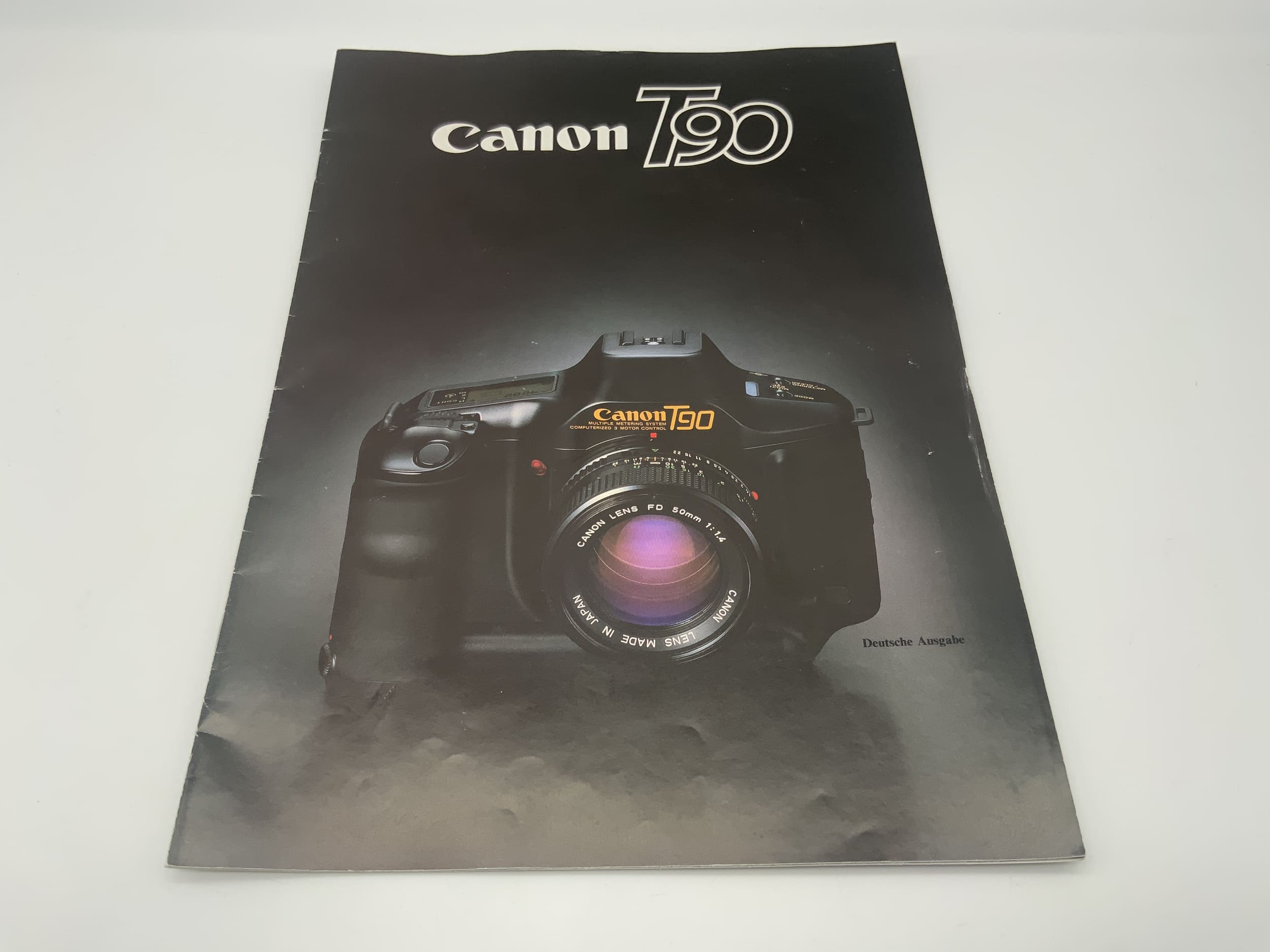 Brochure, magazine et dépliant Canon T90 (allemand)