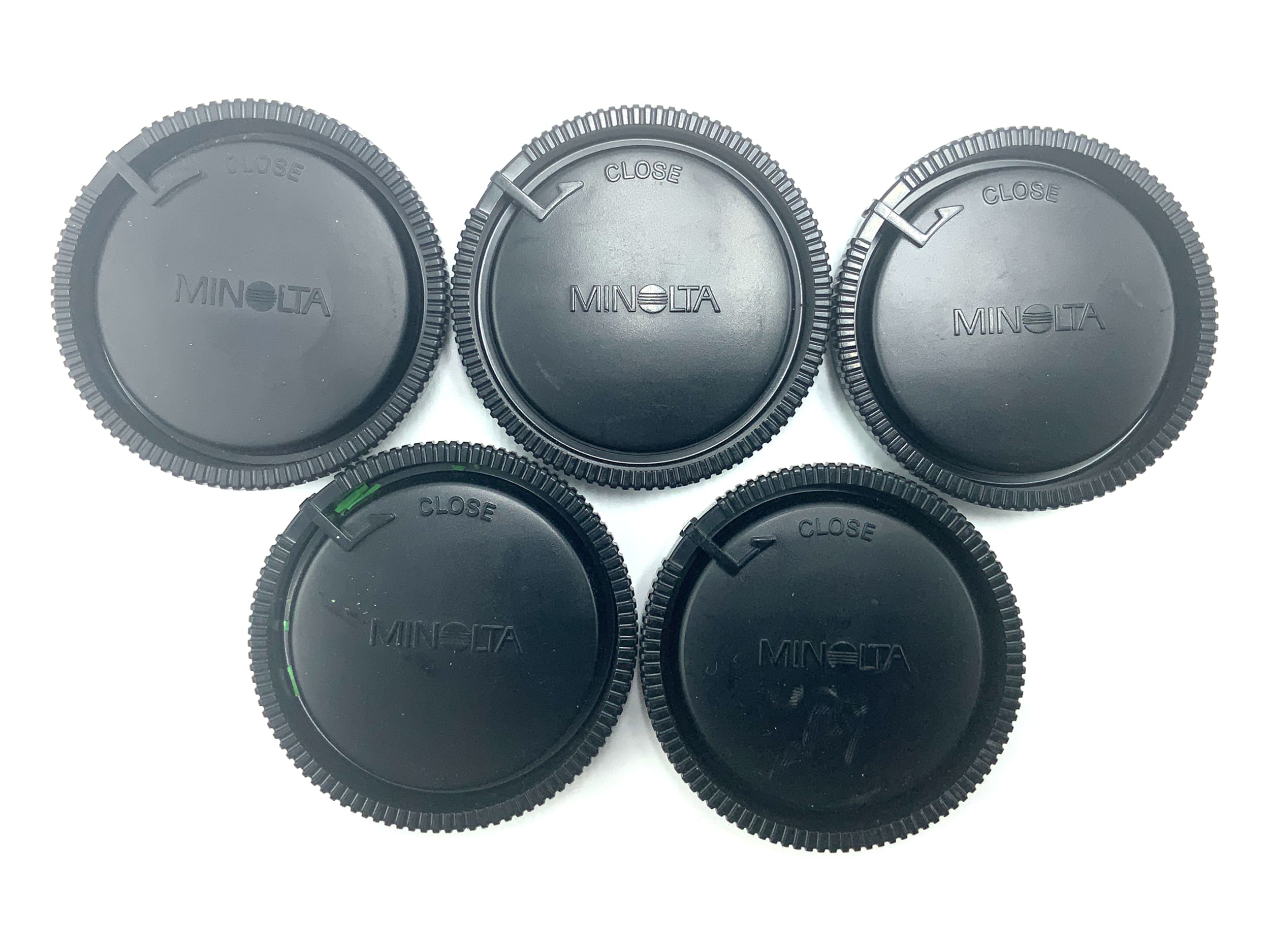 Minolta Gehäusedeckel 5 Stück Body Cap Deckel (Minolta AF/Sony A)