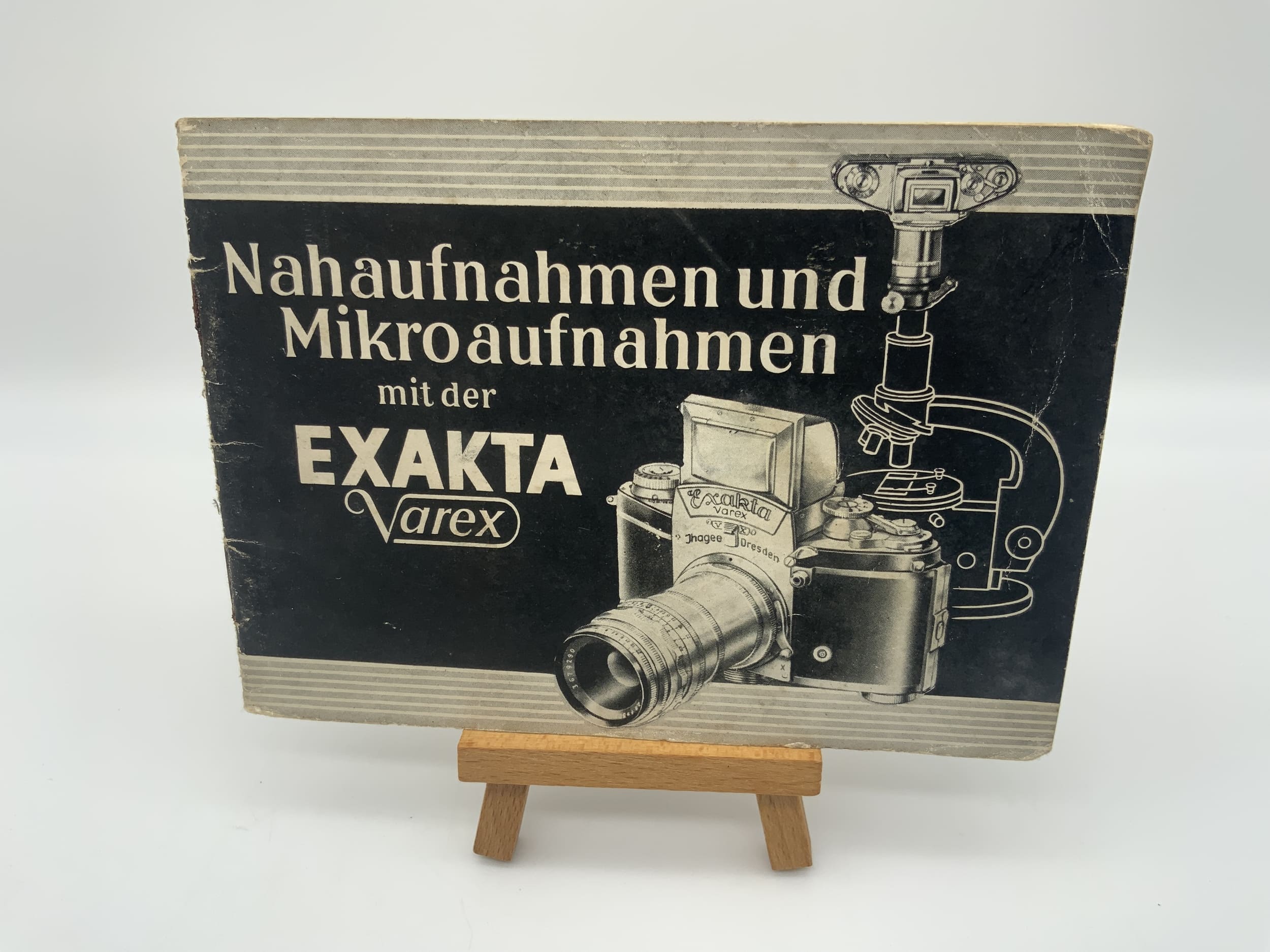 Livret d'information sur la macrophotographie et la microphotographie Exakta Varex (allemand)