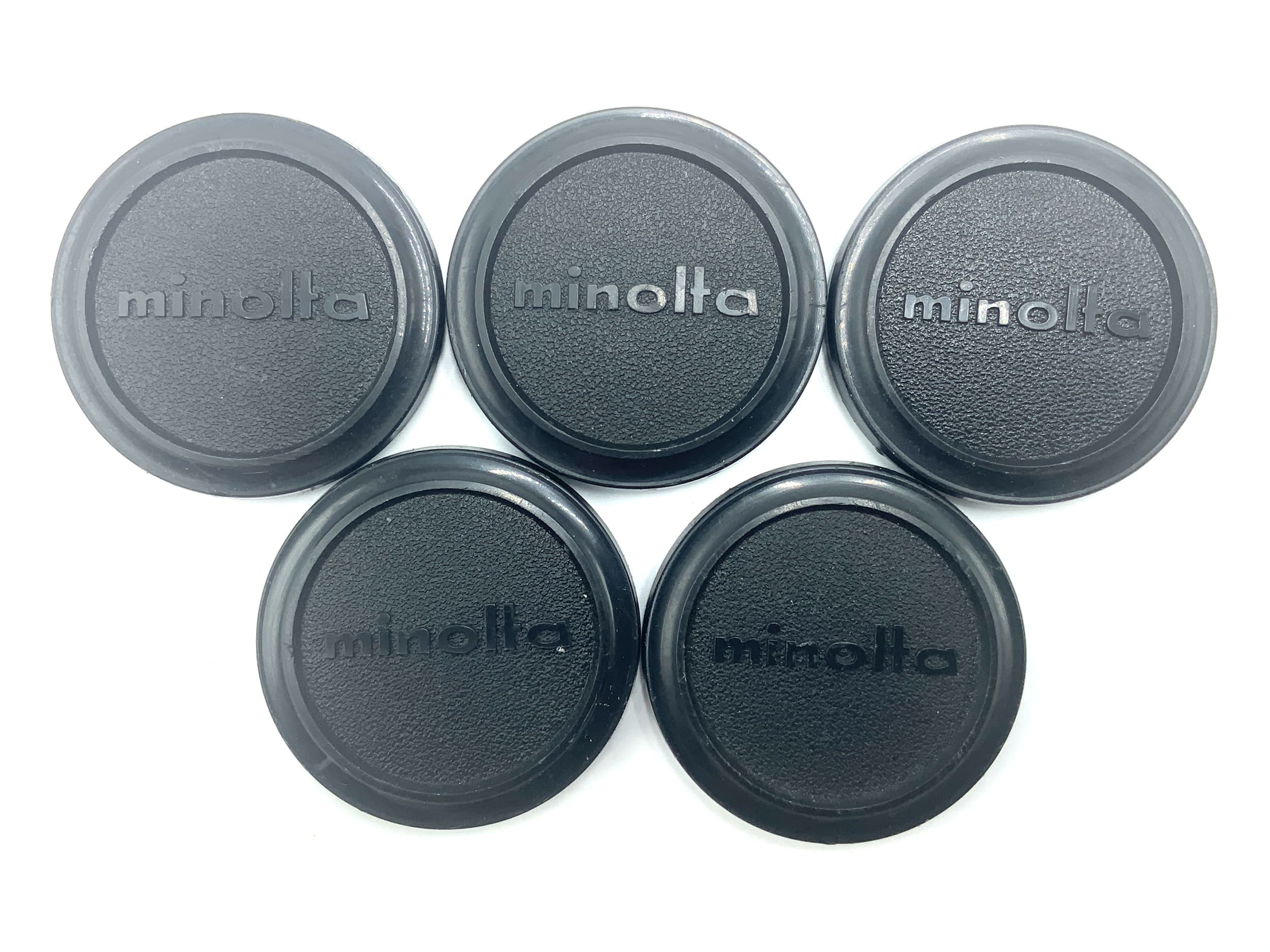Minolta Objektivfrontdeckel 5 Stück slip on Kappe lens cap (57mm)