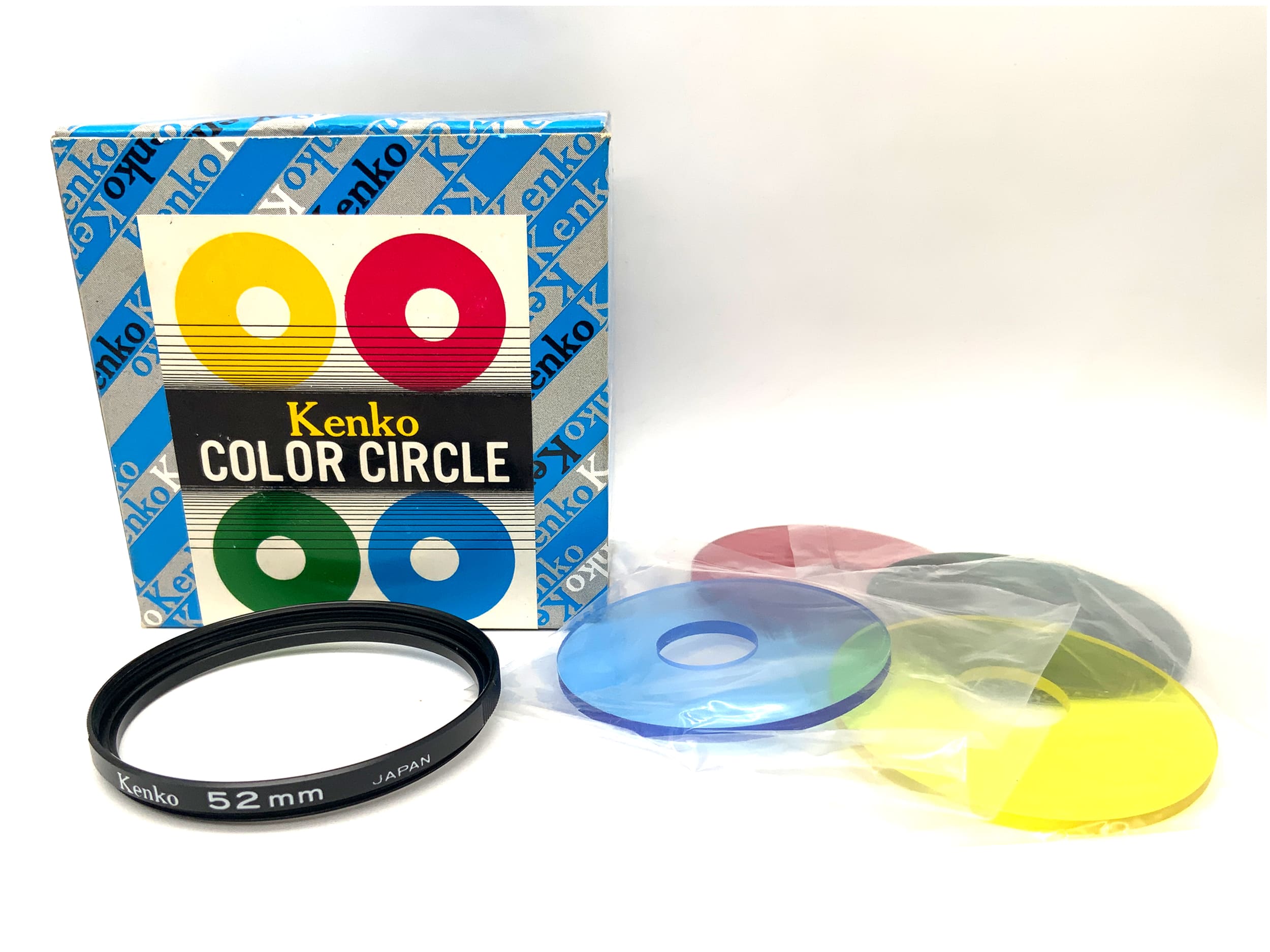 Kenko Filter Set Color Circle yellow/yellow, green/green, blue/blue, red/red 52mm