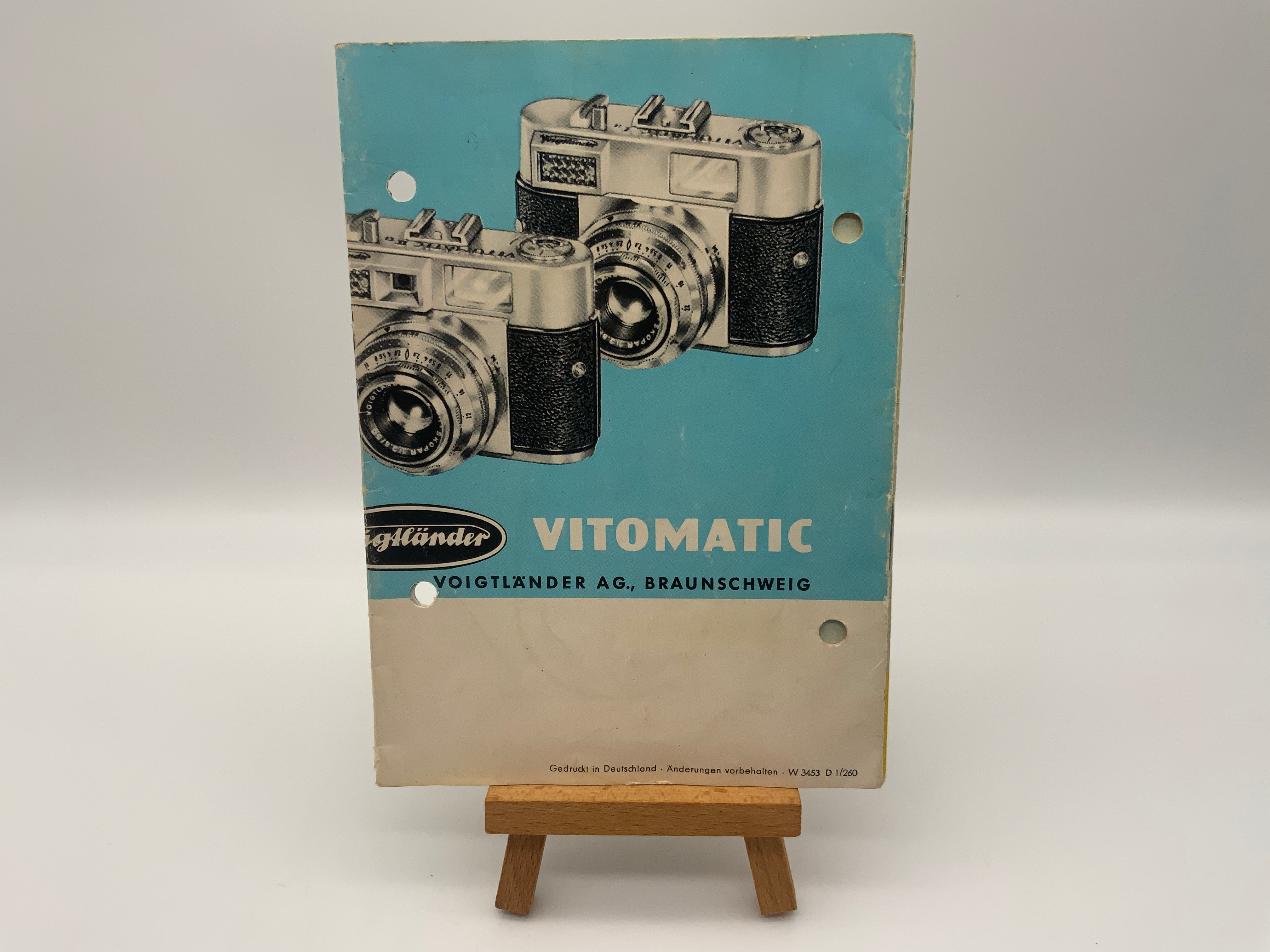 Voigtländer Vitomatic Mode d'emploi allemand