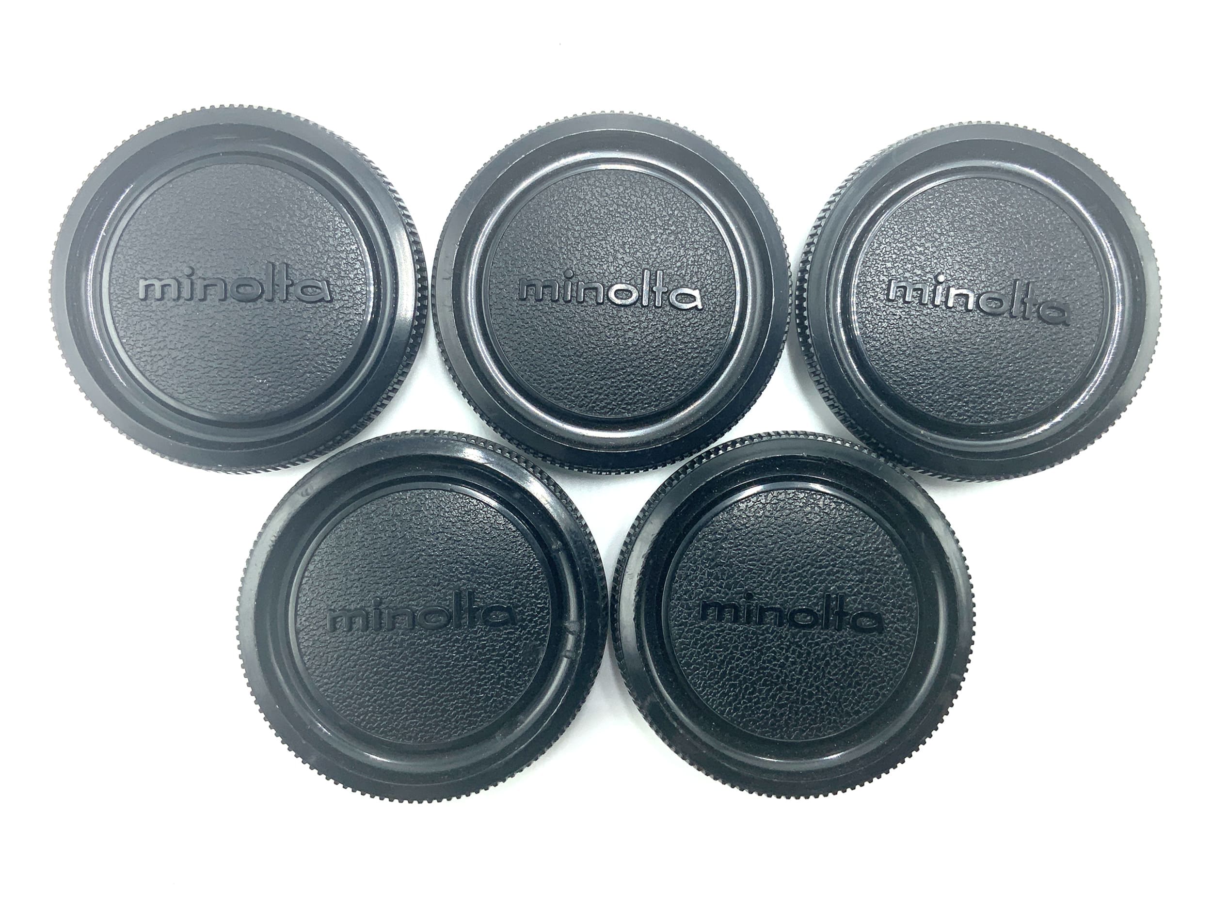 Minolta Gehäusedeckel 5 Stück für XD7 X-700 etc. Body Cap (Minolta MD)